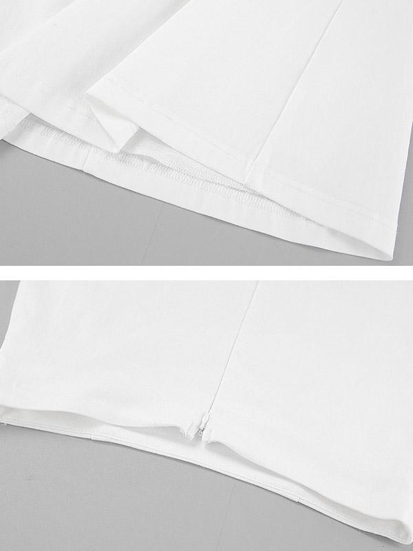 Bodycon High Waisted No Belt Solid Color Skirts Bottoms Product Image