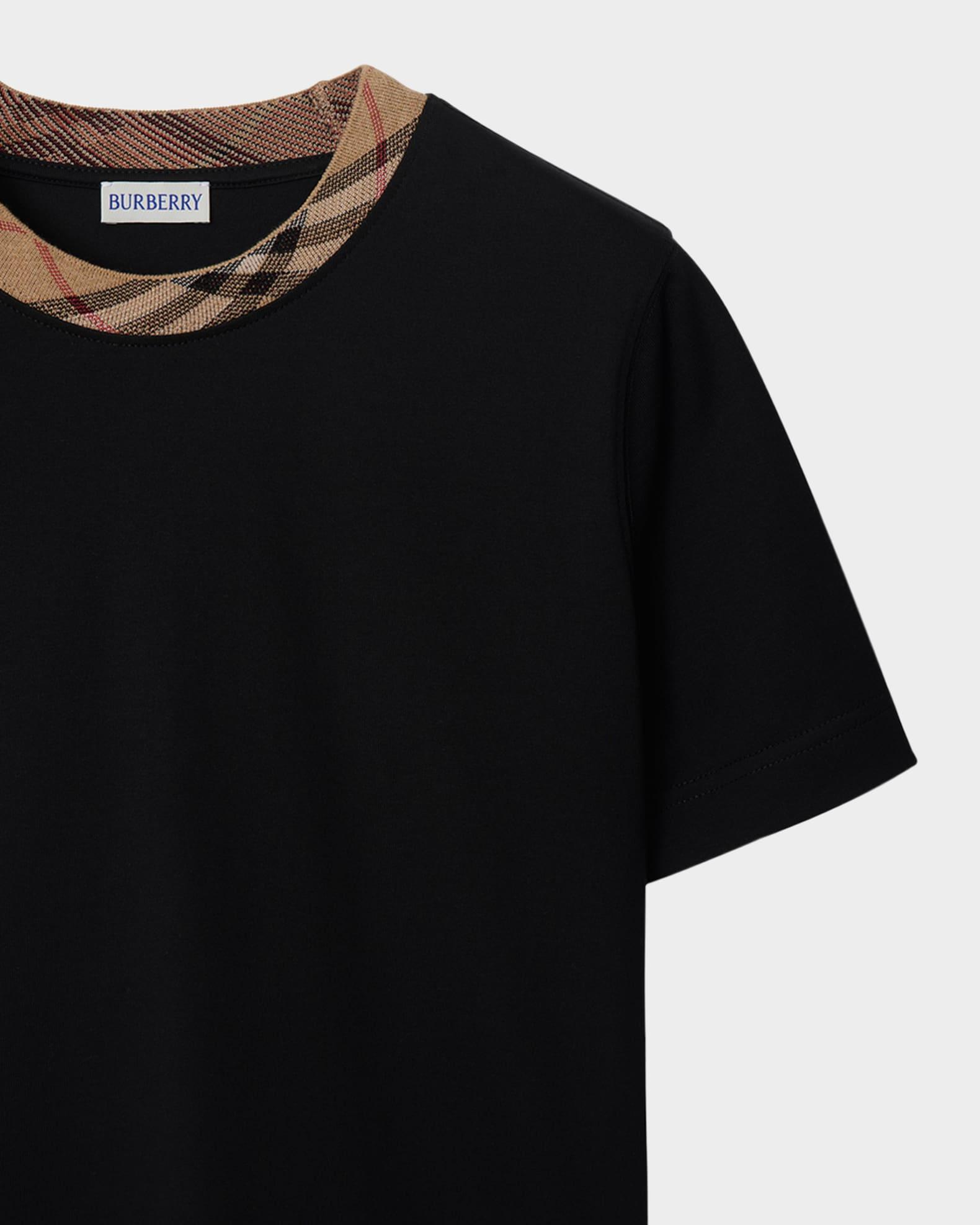 Womens Cable Cotton T-Shirt Product Image