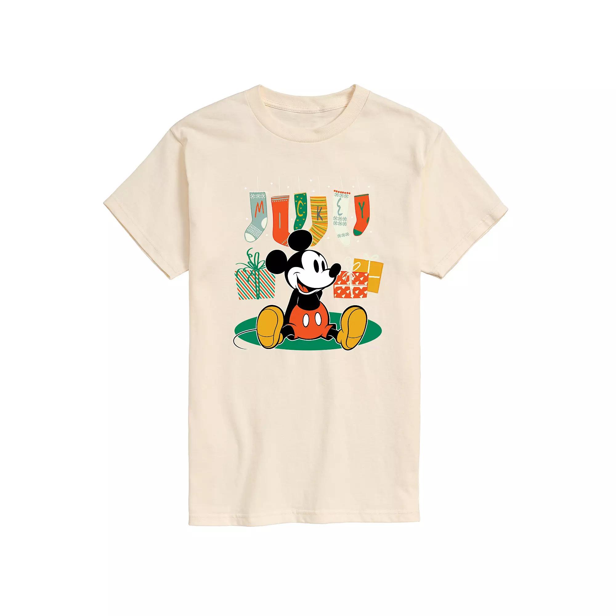 Disney's Mickey Mouse Men's Stocking Graphic Tee,  Product Image