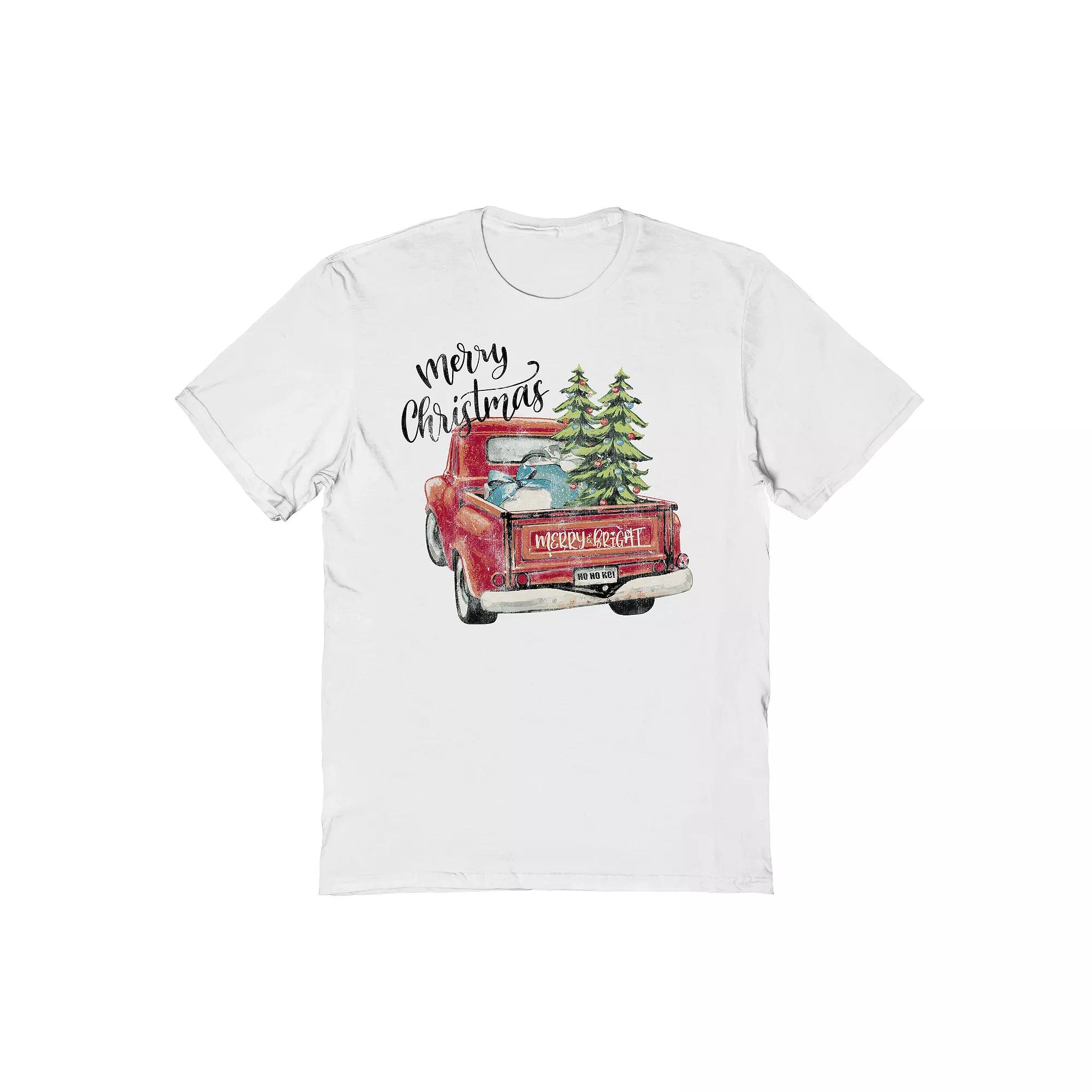 Men's Merry Chistmas Graphic Tee,  Product Image