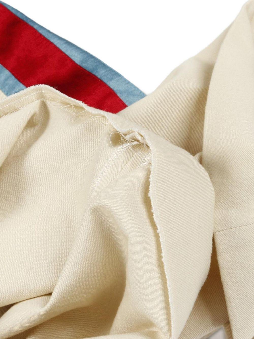 2010s side-stripe cotton shorts Product Image