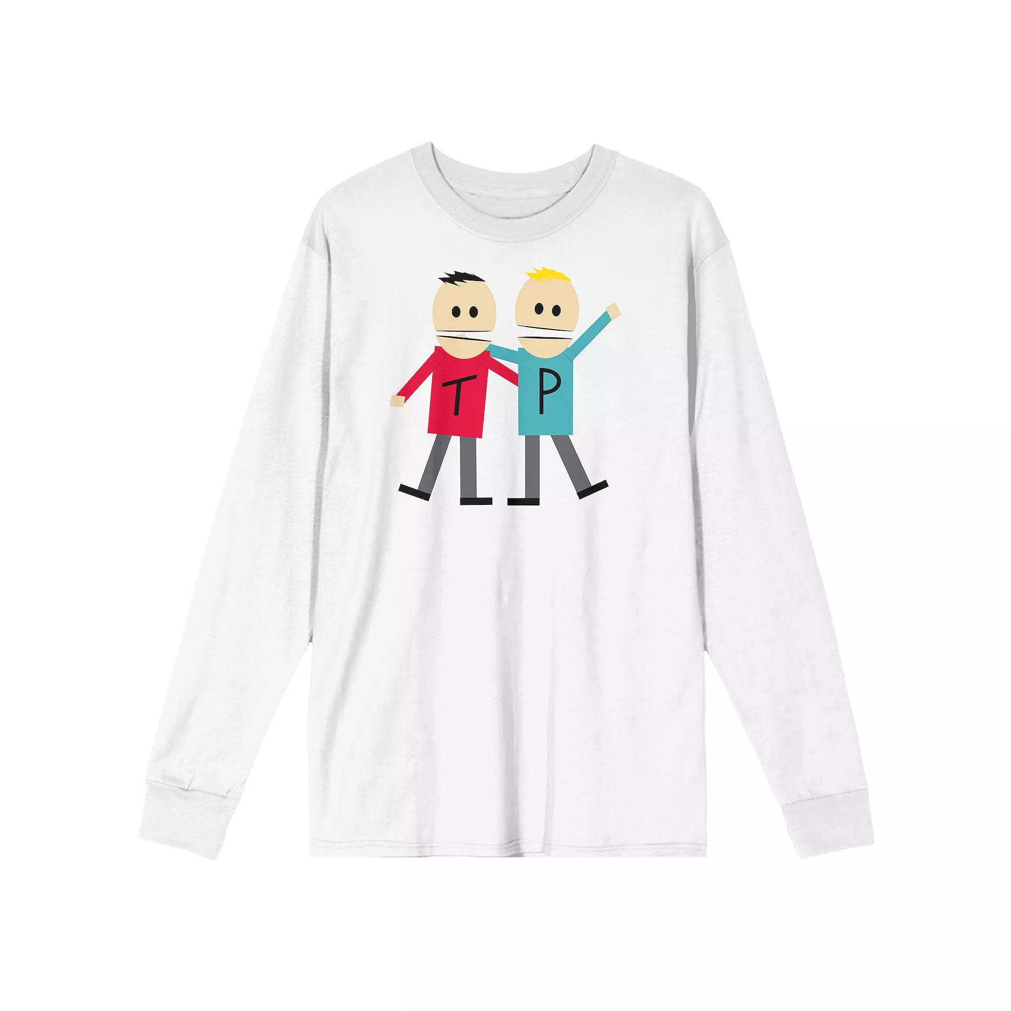 Men's South Park Terrance Long Sleeve Graphic Tee, Size: XXL, White Product Image