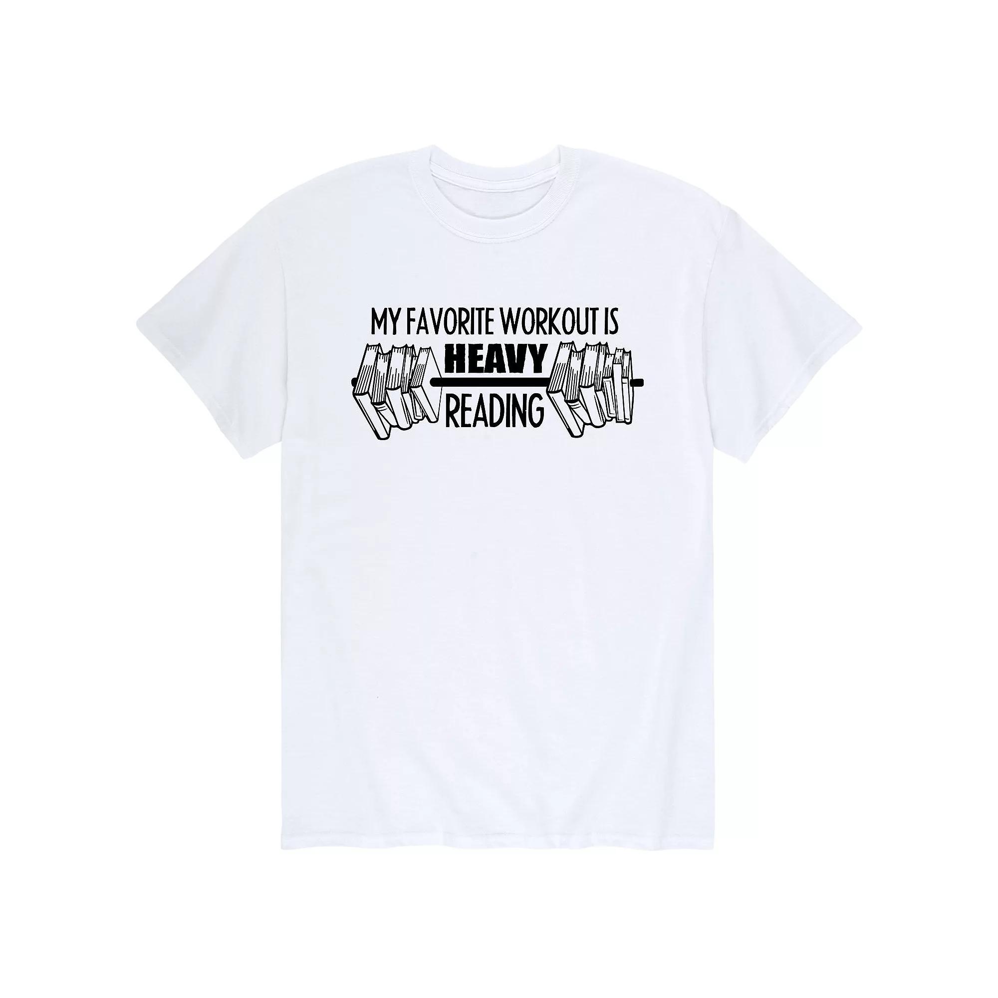 Men's My Favorite Workout Reading Tee,  Product Image