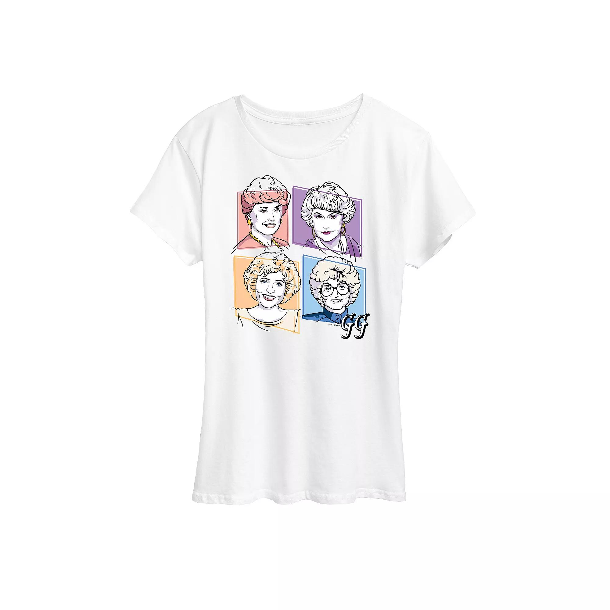 Women's Golden Girls Grid Graphic Tee, Girl's,  Product Image