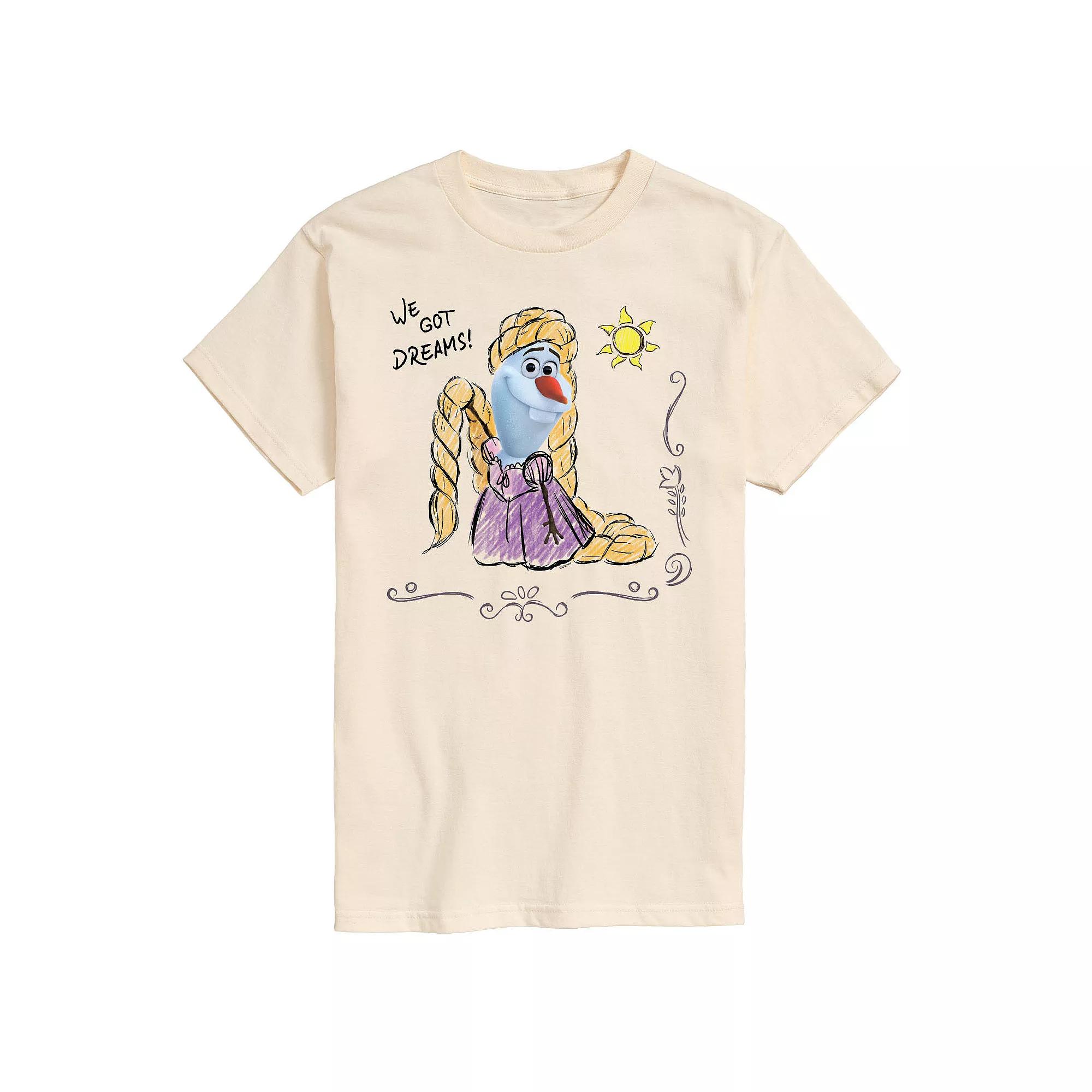 Disney's Frozen Men's Olaf Tangled Graphic Tee,  Product Image