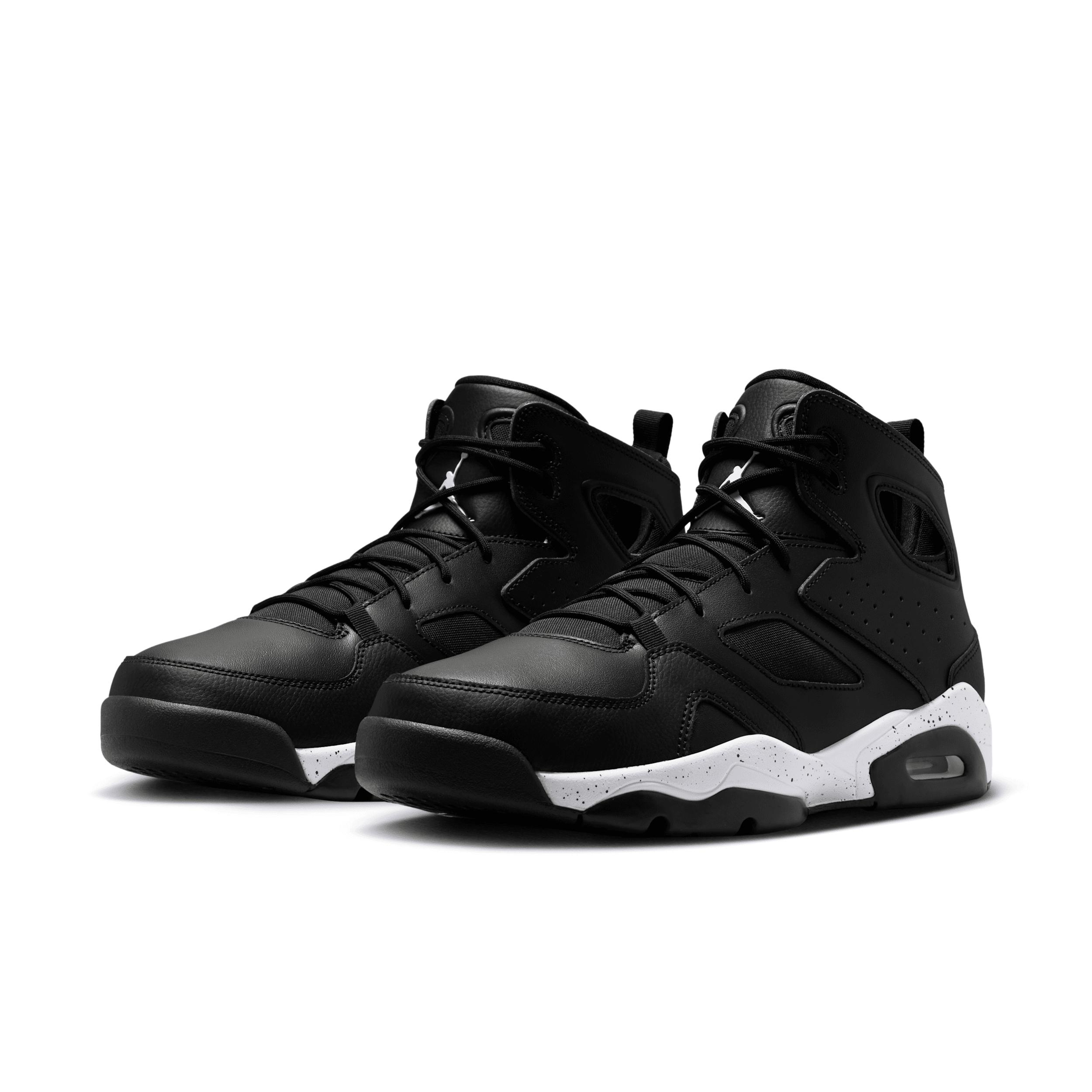 Jordan Mens Jordan Flight Club 91 - Mens Basketball Shoes Black/White Product Image