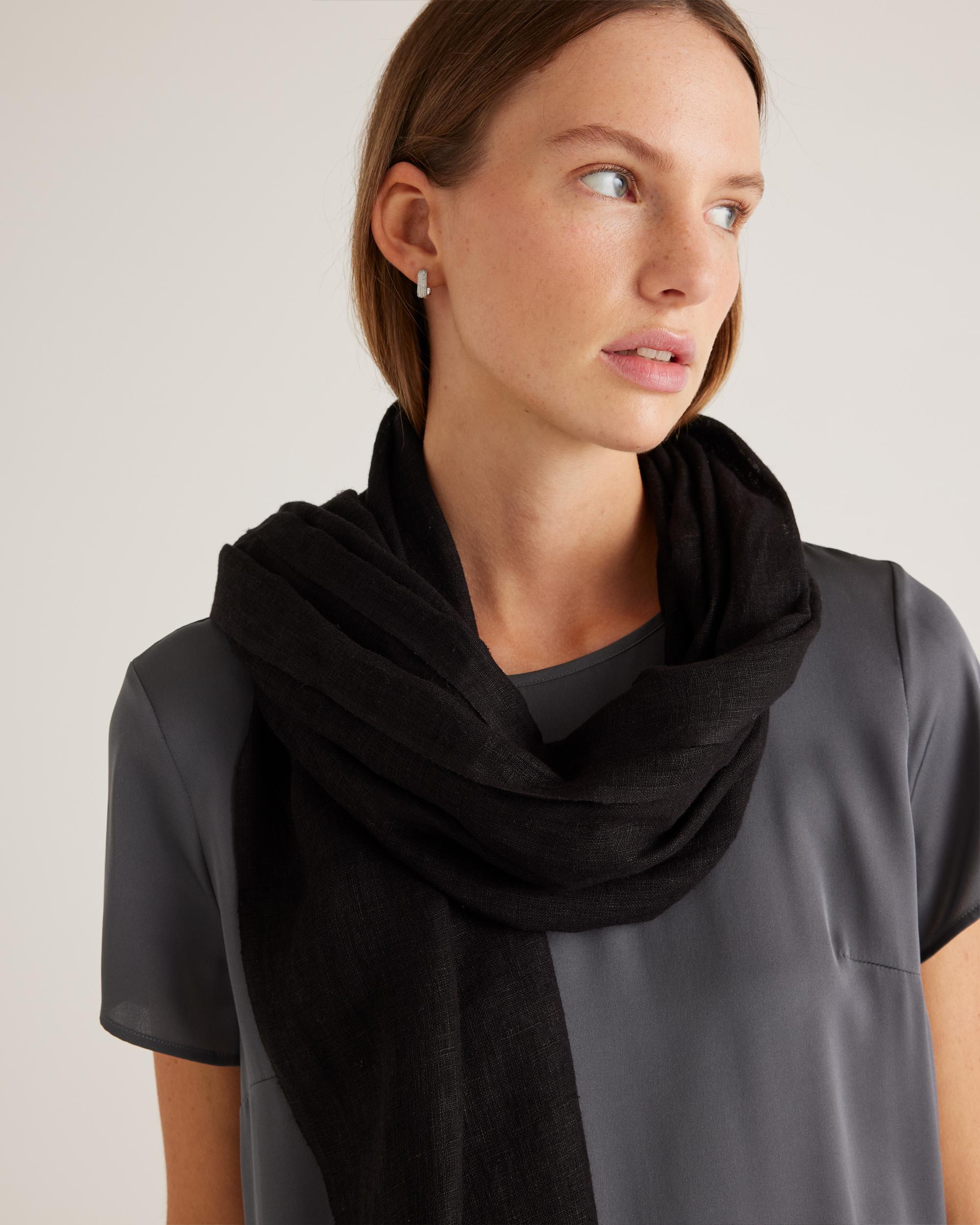 Quince | Women's 100% European Linen Scarf Product Image
