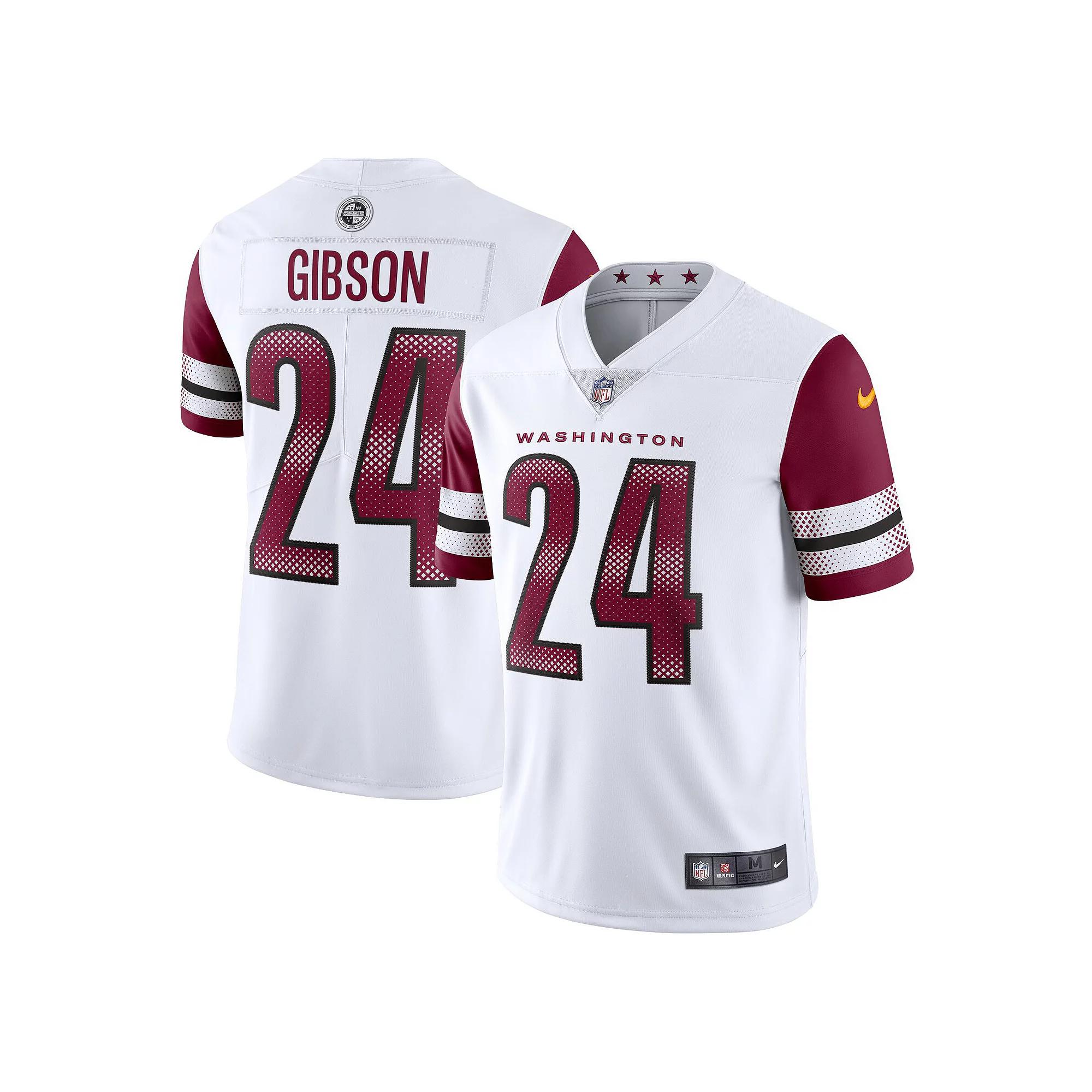 Men's Nike Antonio Gibson White Washington Commanders Vapor Limited Jersey, Size: Medium, Wft White Product Image