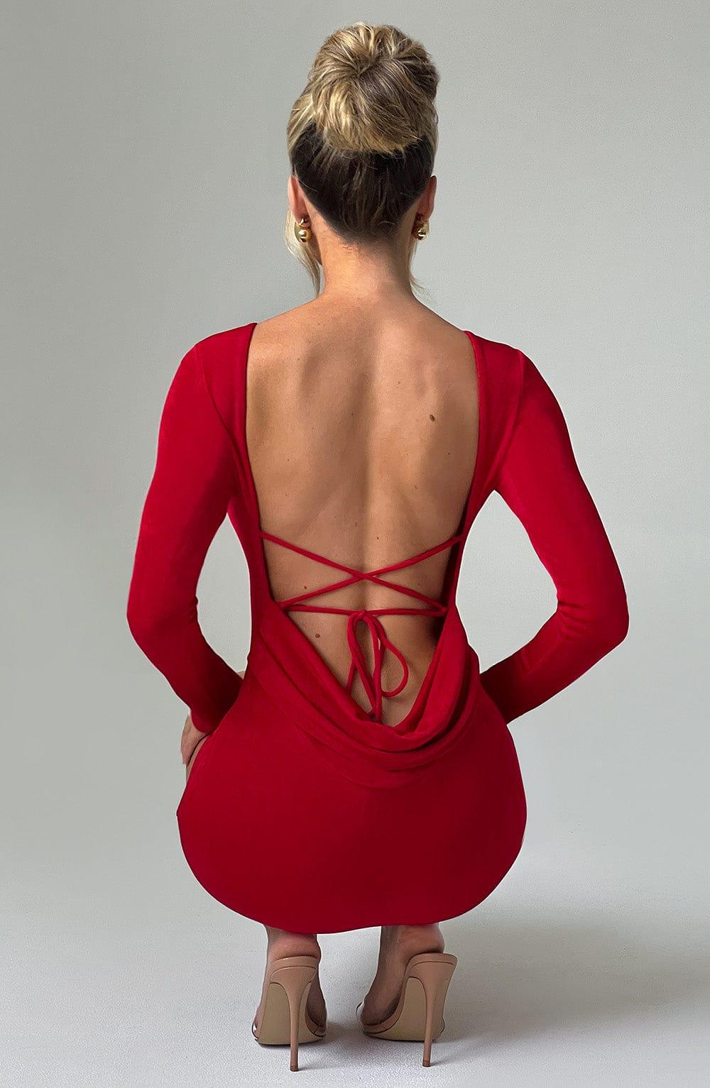 Una Mini Dress - Red Product Image