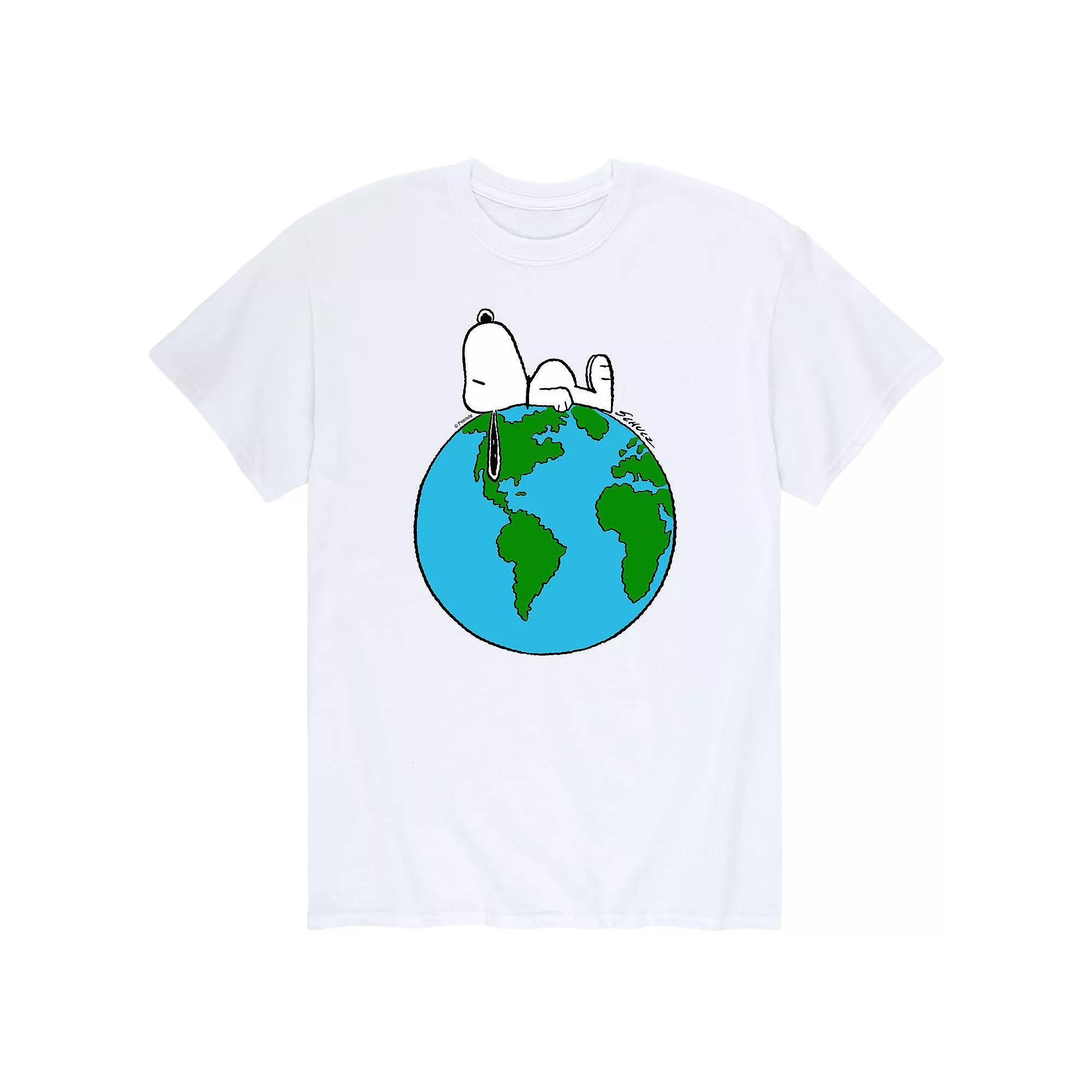 Men's Peanuts Top of The World Tee,  Product Image