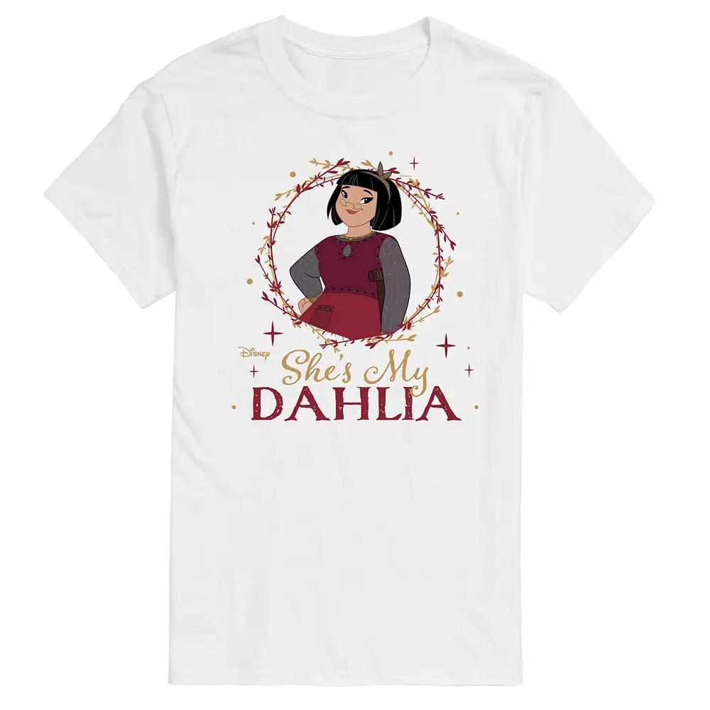 Disney's Wish Big & Tall Shes My Dahlia Graphic Tee, Men's,  Product Image