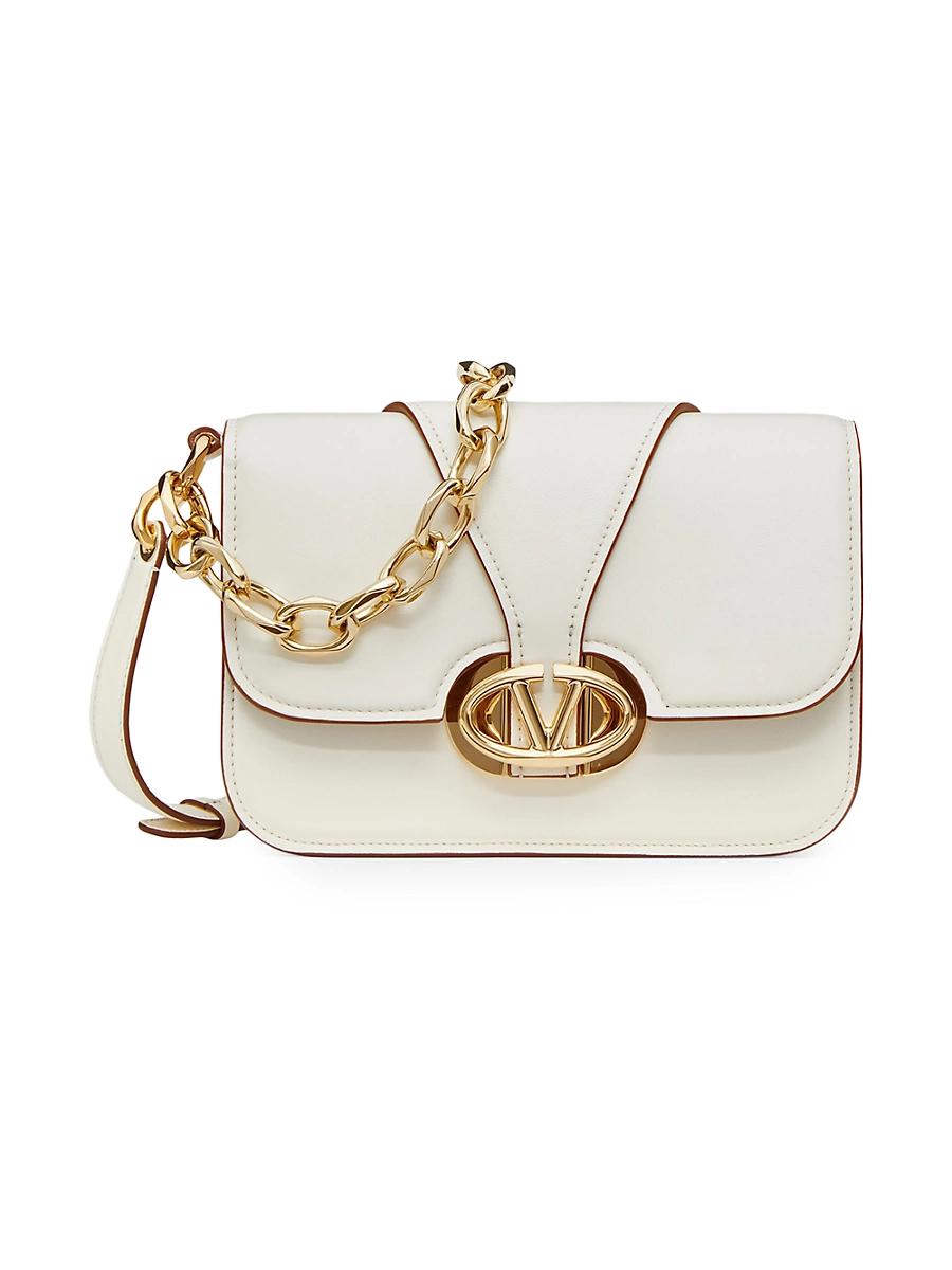 Womens VLogo OClock Small Nappa Leather Shoulder Bag Product Image