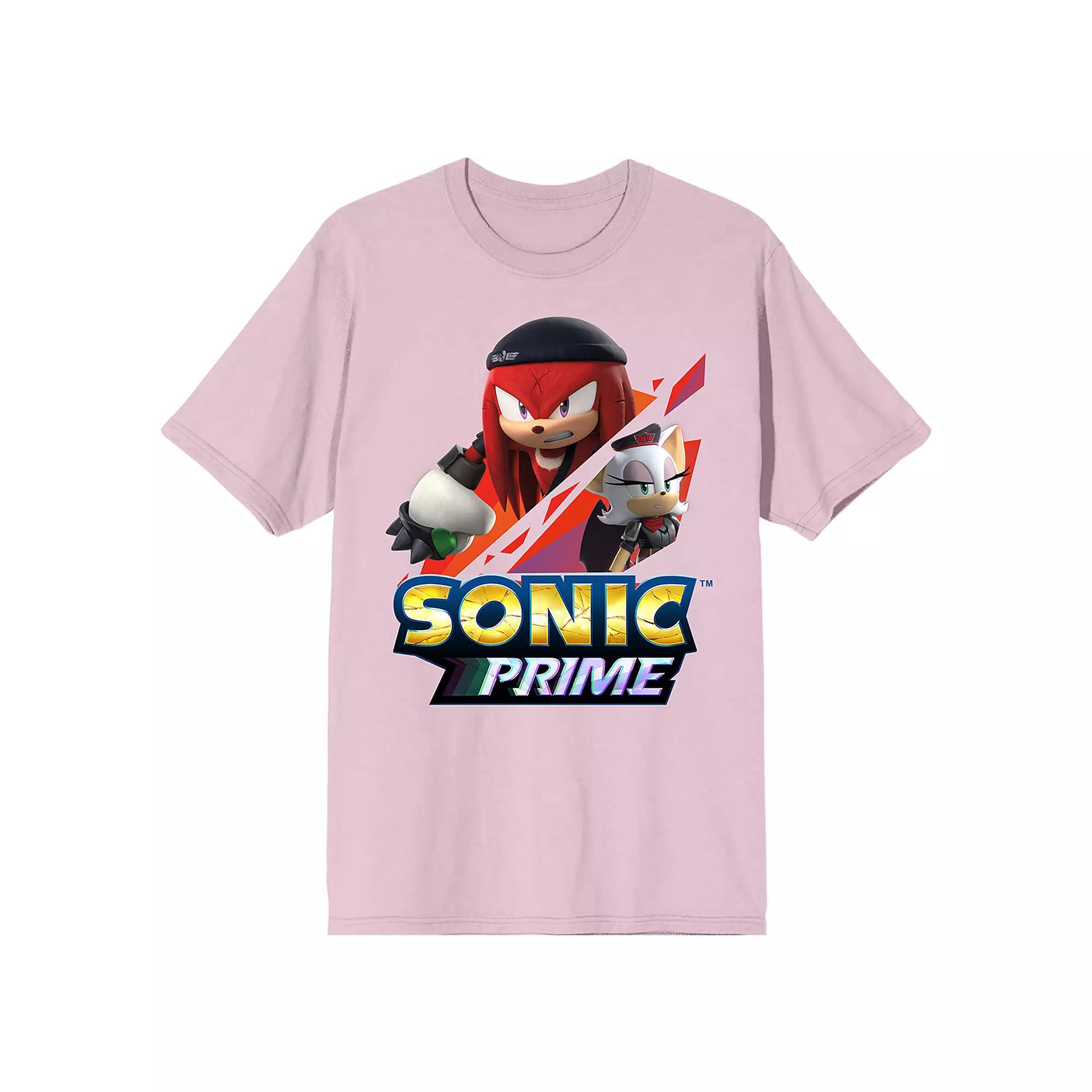 Men's Sonic Prime Renegade Knuckles Short Sleeve Graphic Tee,  Product Image