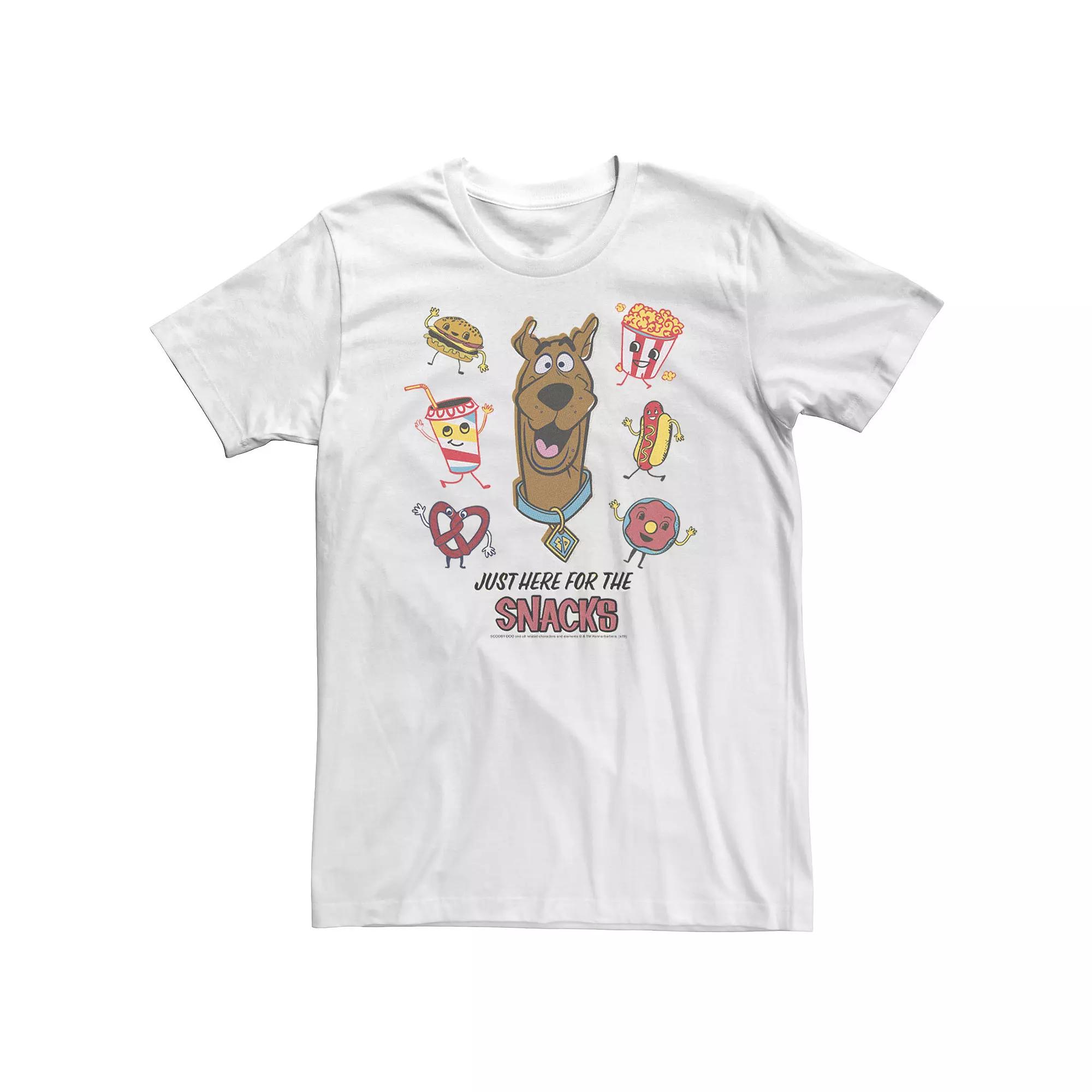 Big & Tall Scooby-Doo "Just Here For The Snacks" Tee, Men's,  Product Image