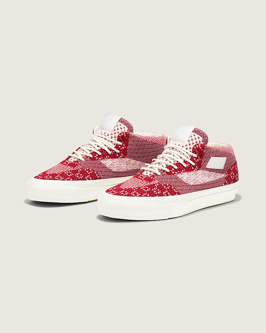 Premium Half Cab Knit Shoe in Chili Pepper / Mauvewood Red| Vans US Product Image