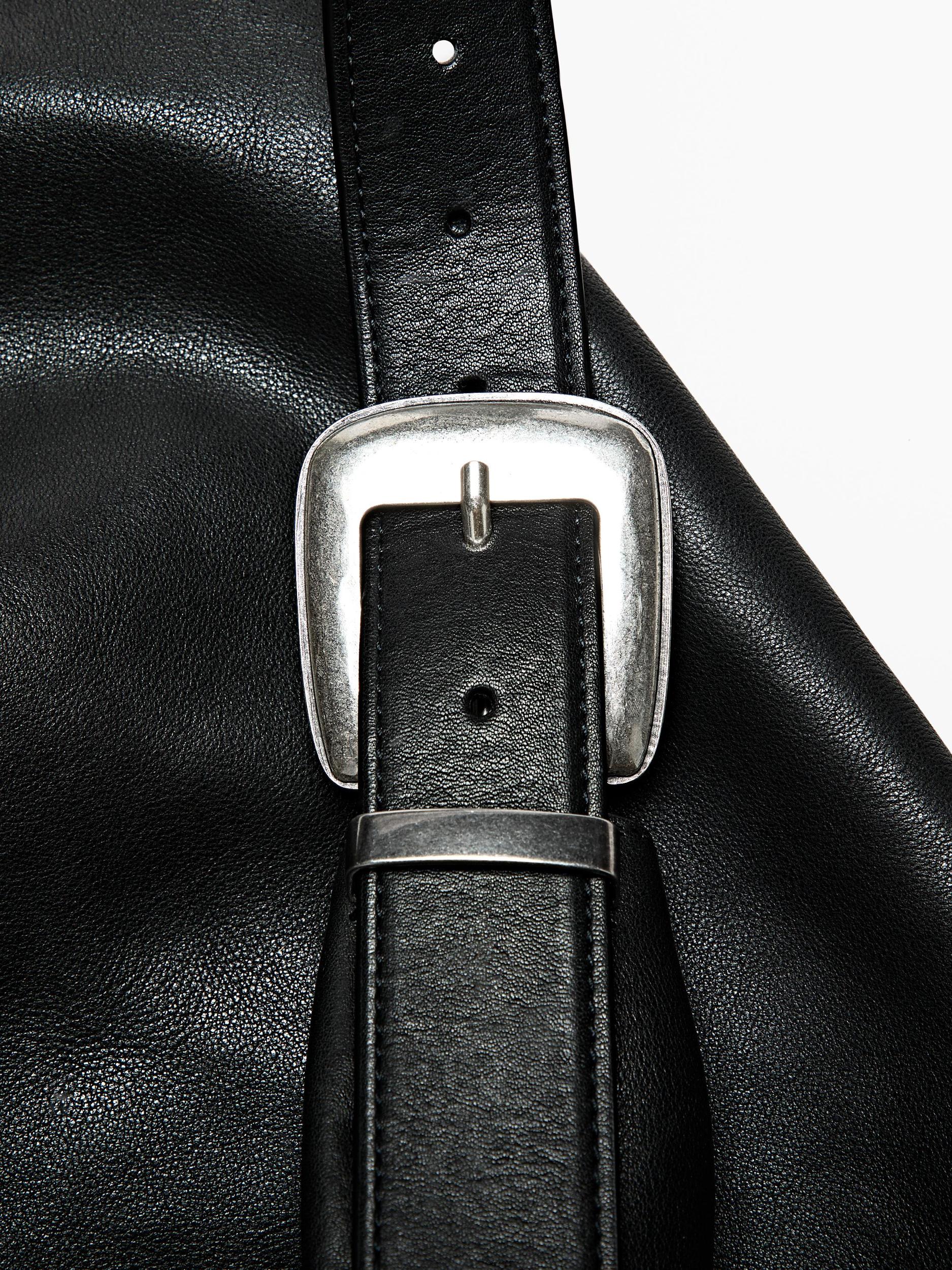 Nappa leather maxi bag Product Image