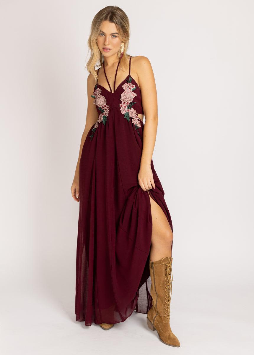 Mari Dress in Plum Female Product Image