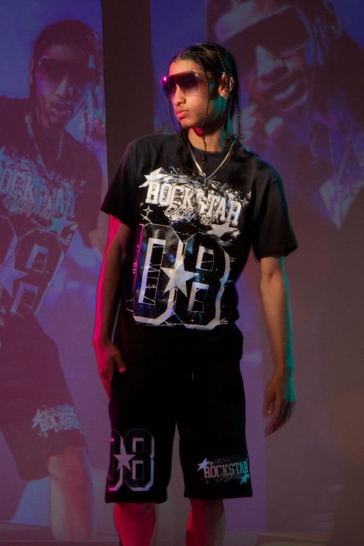 Allstar Black T-Shirt Short Set Male Product Image