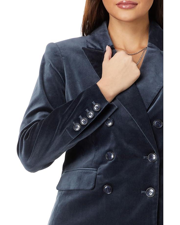 Fitted Blazer Plaid Knit Product Image