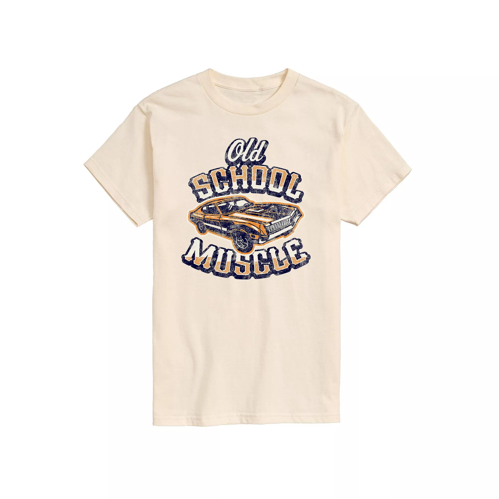 Men's Old School Muscle Graphic Tee,  Product Image