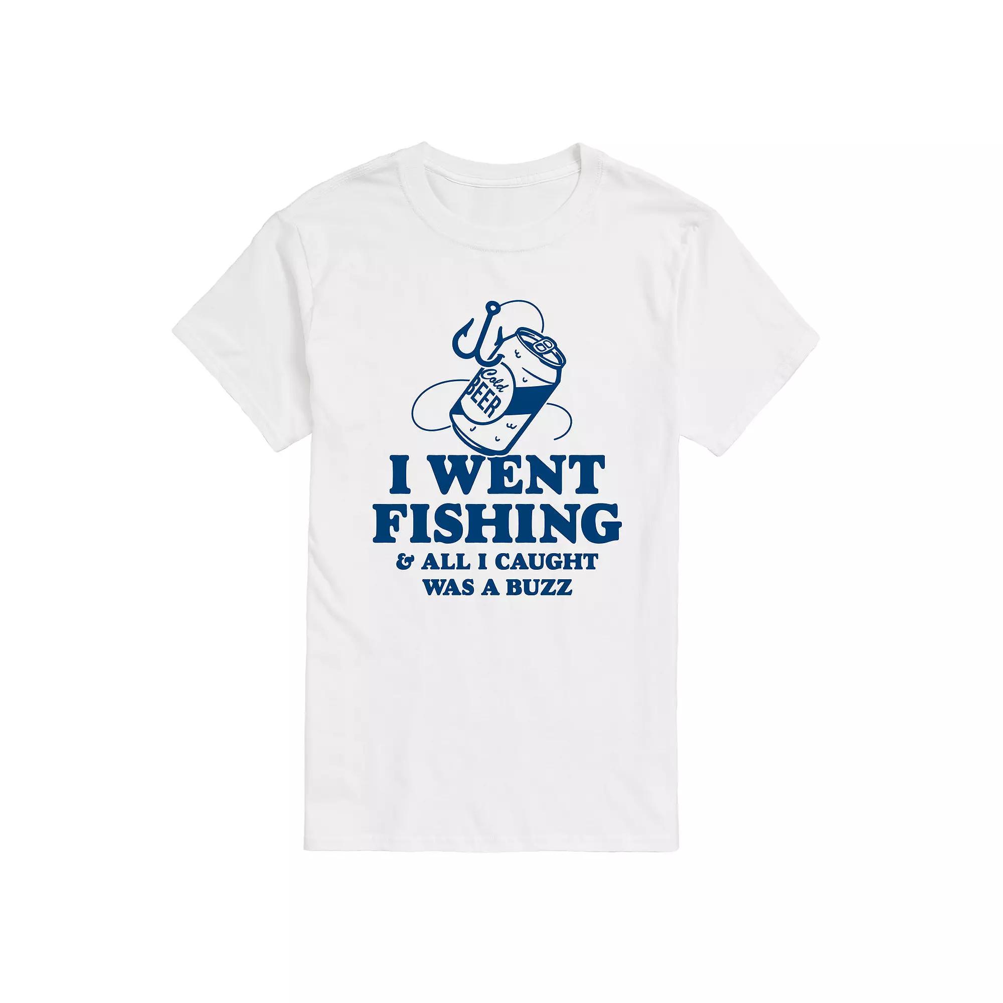 Men's Went Fishing Caught A Buzz Graphic Tee,  Product Image