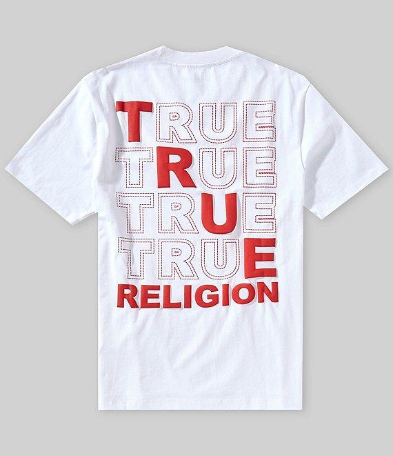 True Religion Short Sleeve Puff Stitch Graphic T-shirt Product Image