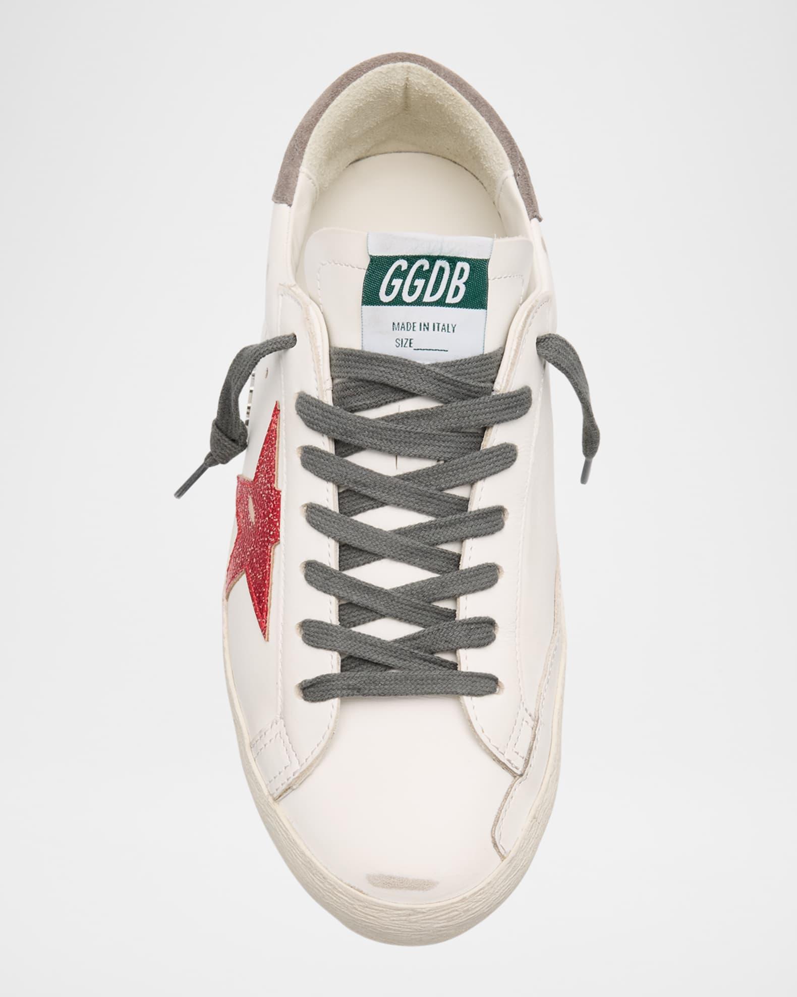 Men's Super-Star Leather Low-Top Sneakers Product Image