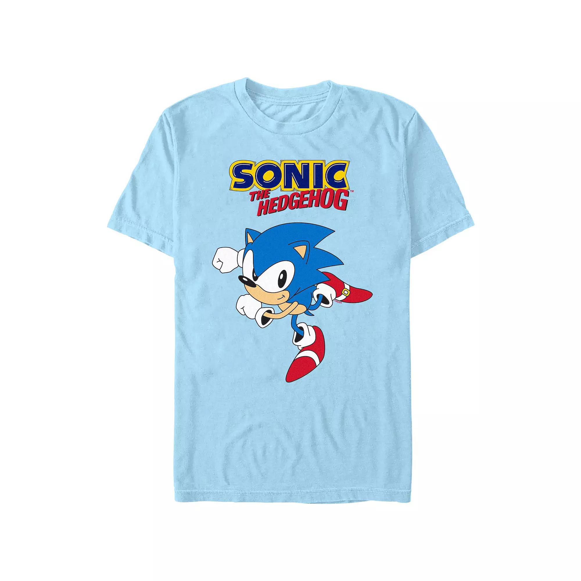 Men's Sonic The Hedgehog Let's Run Graphic Tee,  Product Image