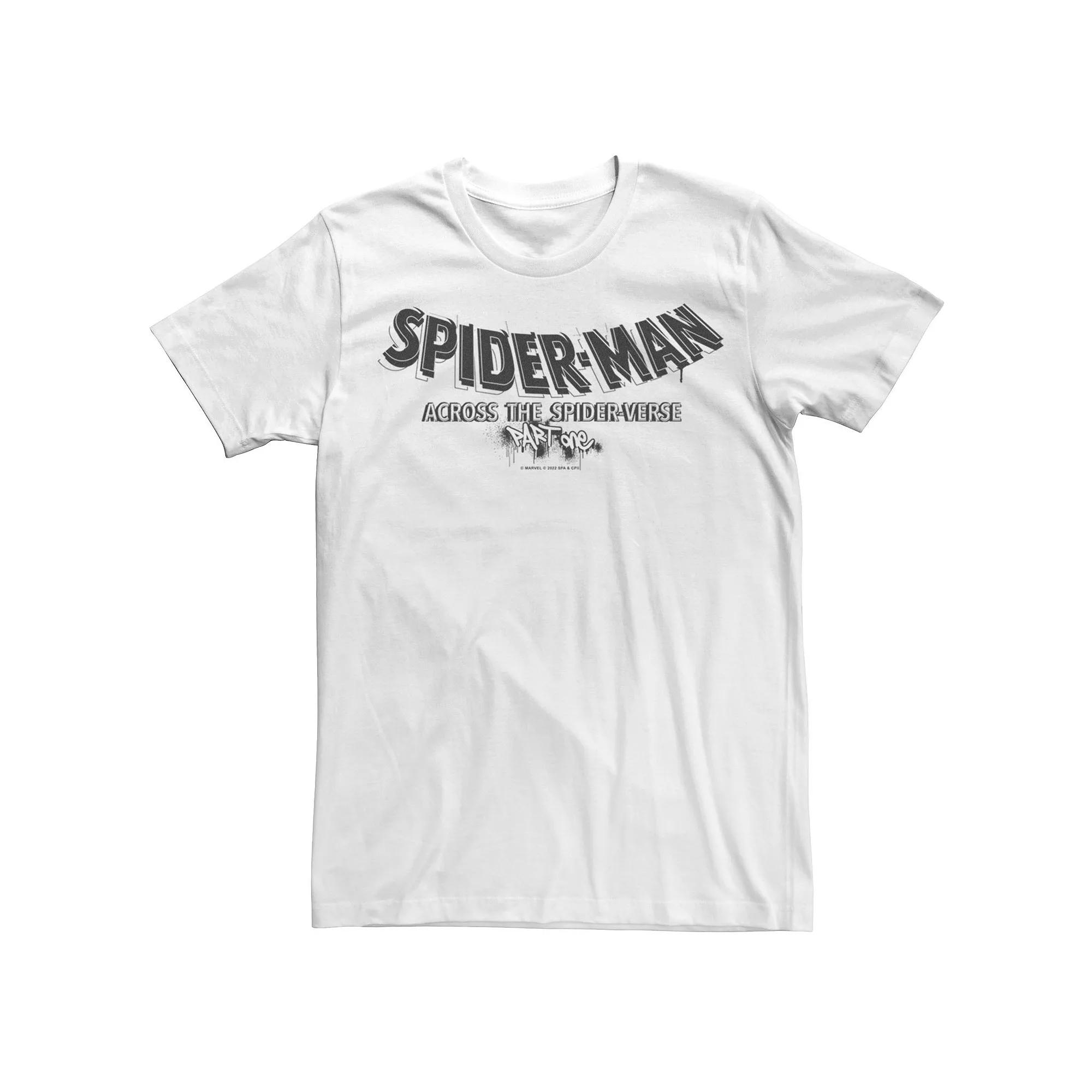 Big & Tall Spider-Man: Across The Spider-Verse: Part One Title Graphic Tee, Men's,  Product Image