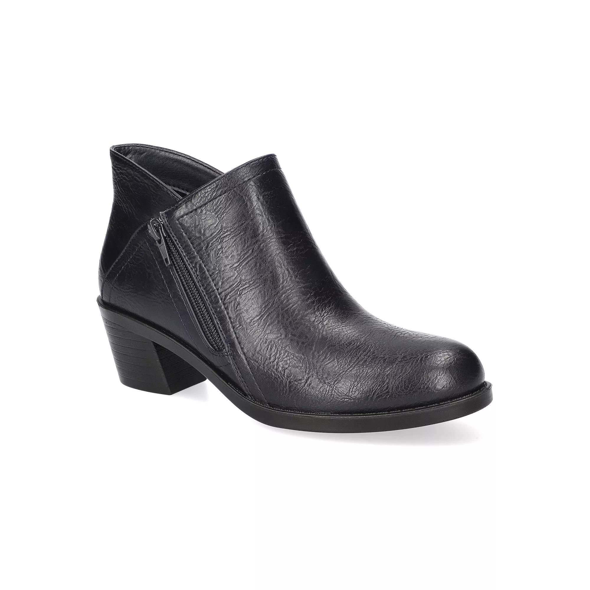 Easy Street Morgana Women's Block Heel Ankle Boots, Size: 10, Brown Product Image