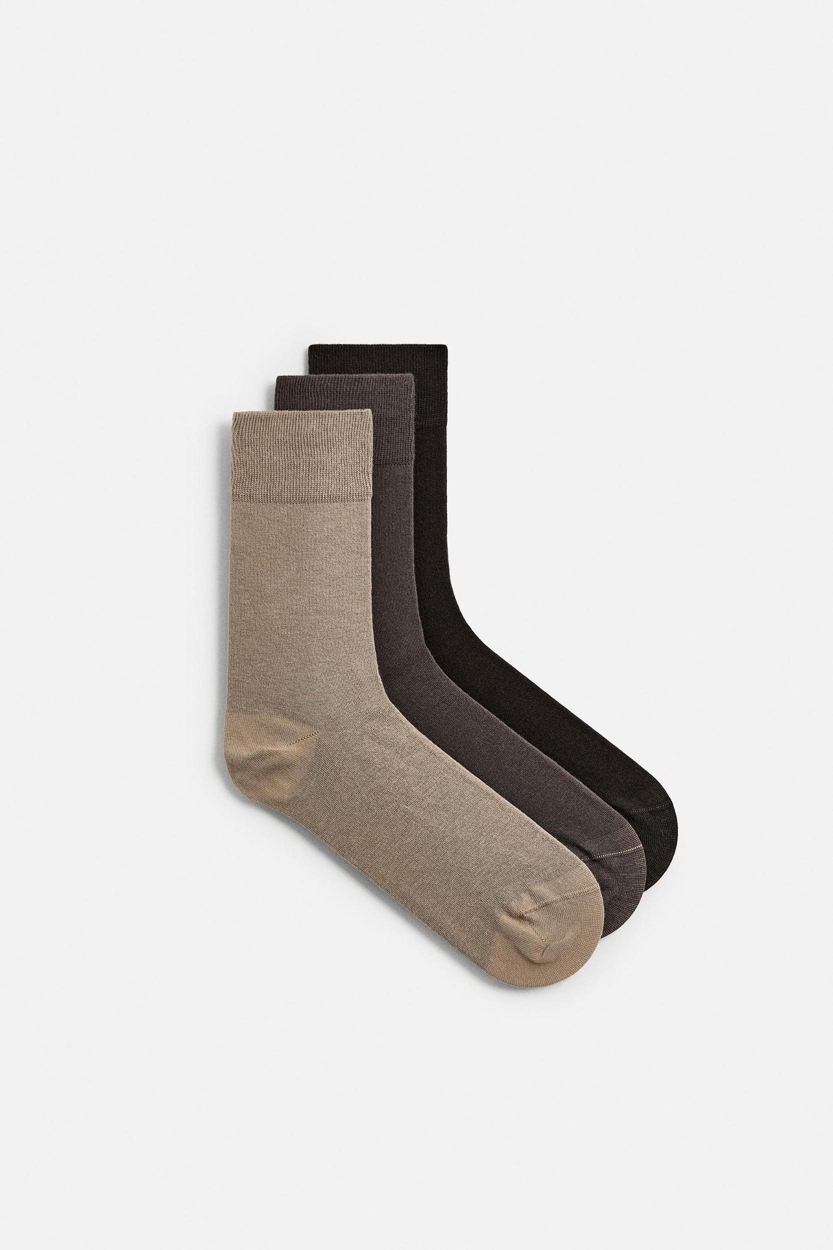 3-PACK OF TEXTURED SOCKS Product Image