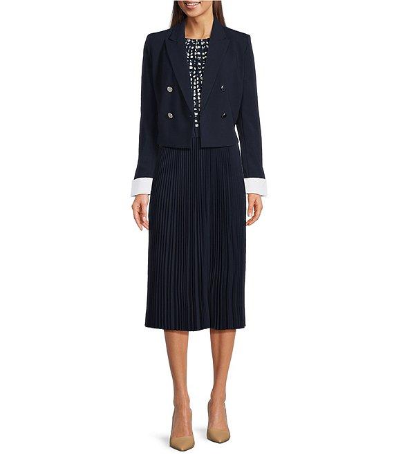 Calvin Klein Double Breasted Cropped Jacket Product Image