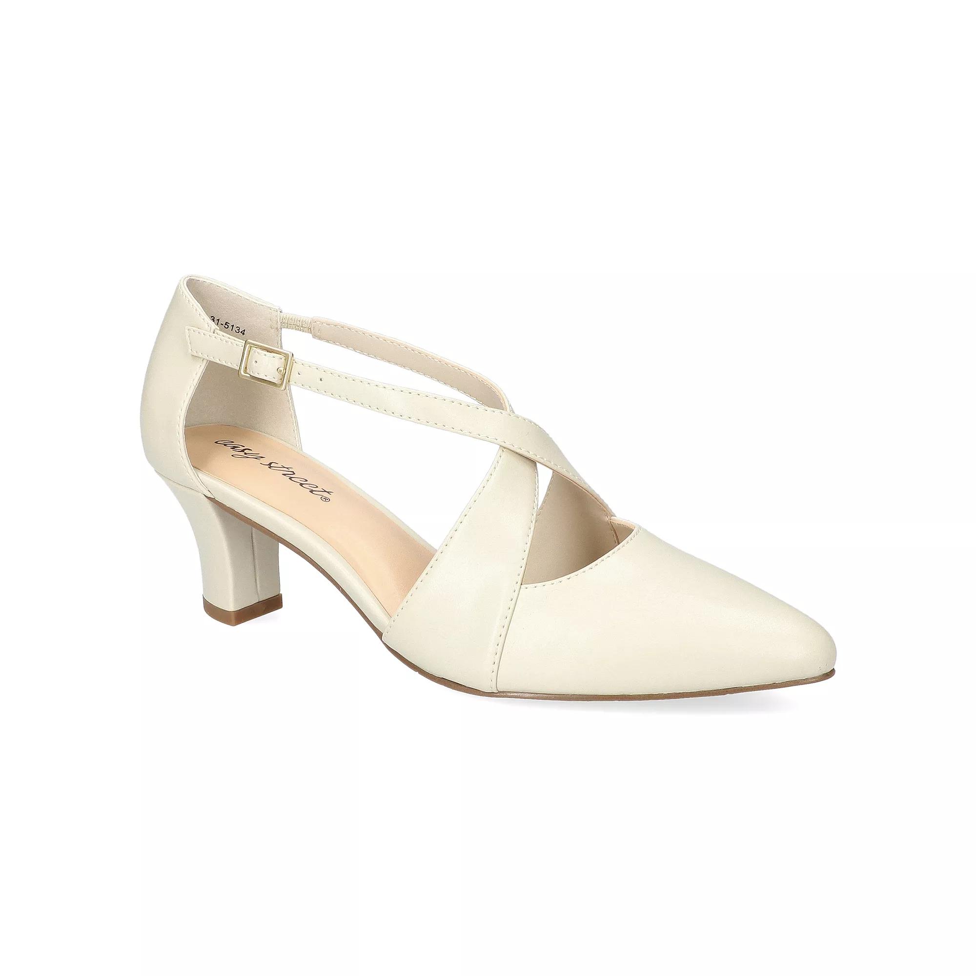 Easy Street Elegance Women's Slingback Pumps, Size: 7.5, Ivory Product Image