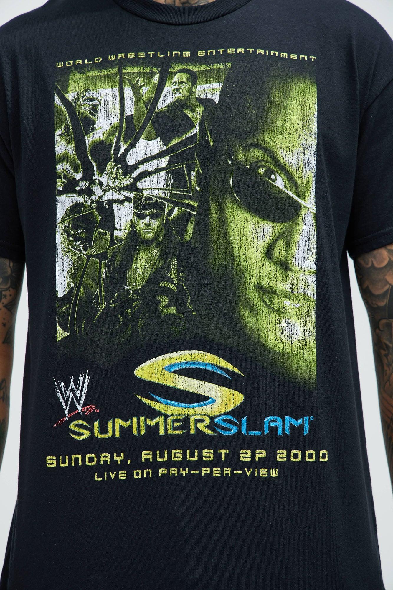 WWE Summer Slam 2000 Short Sleeve Tee - Black Product Image