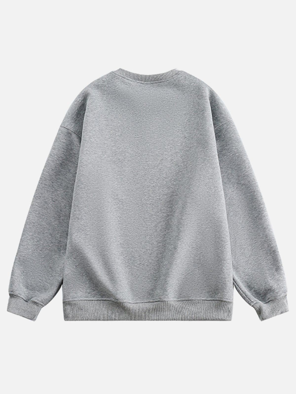 Aelfric Eden Leopard Graphic Pocket Sweatshirt Product Image