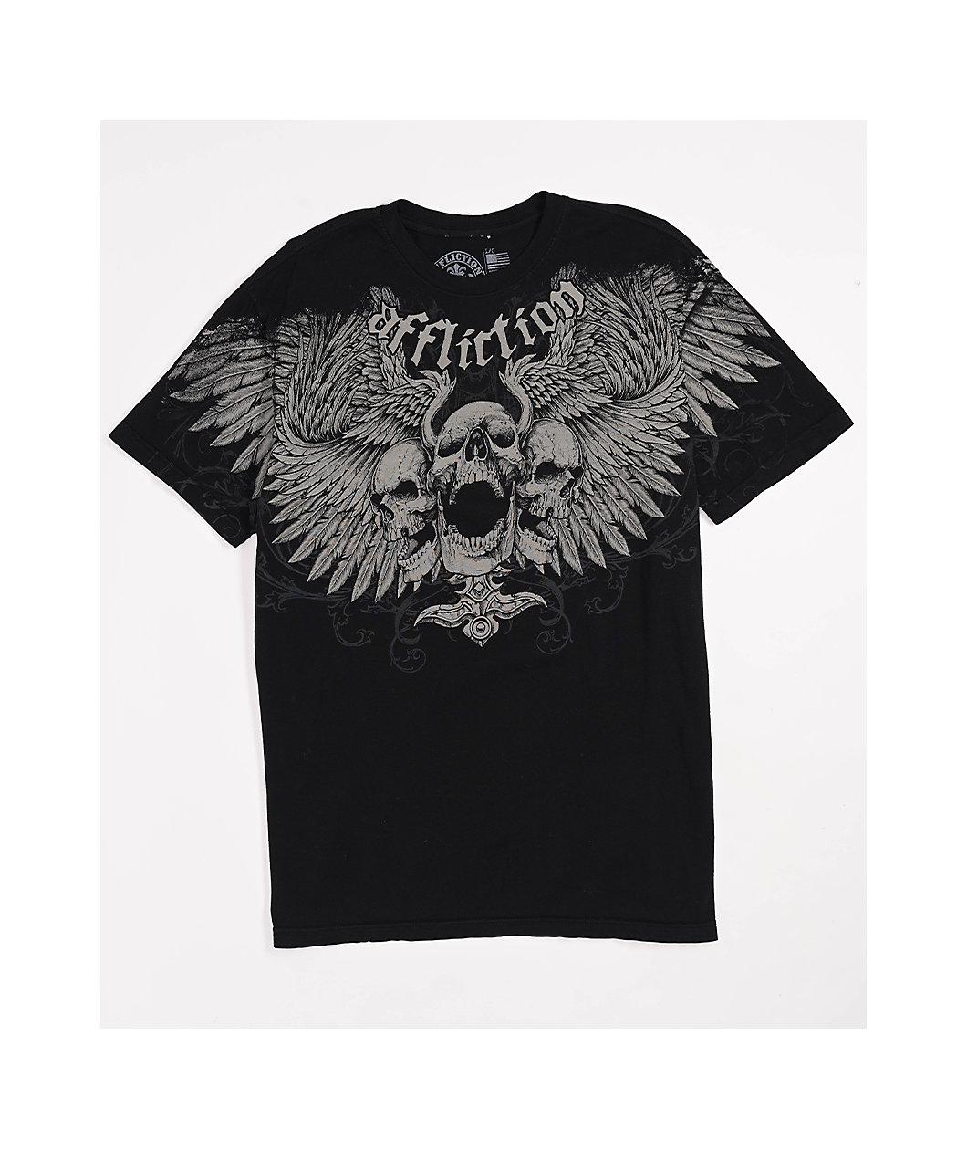 Afflicition Desperation Black T-Shirt Product Image