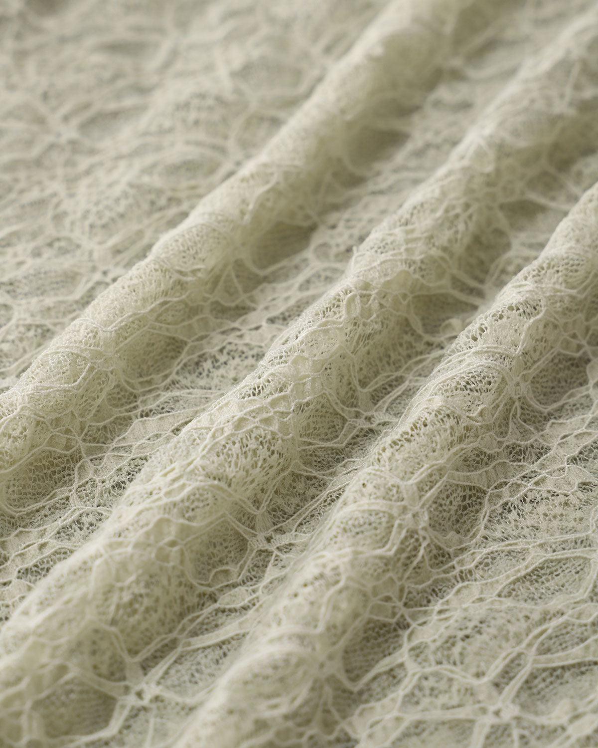 Green Round Neck Textured Half Sleeve Tee Product Image