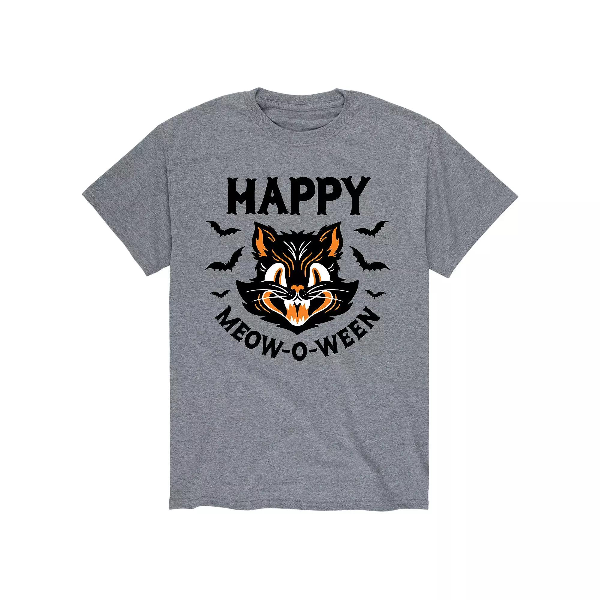 Men's Happy Meow-O-Ween Tee,  Product Image