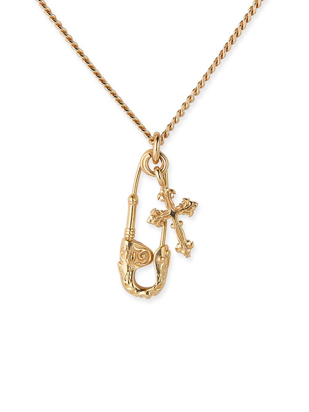 gold-plated silver pendant necklace Product Image