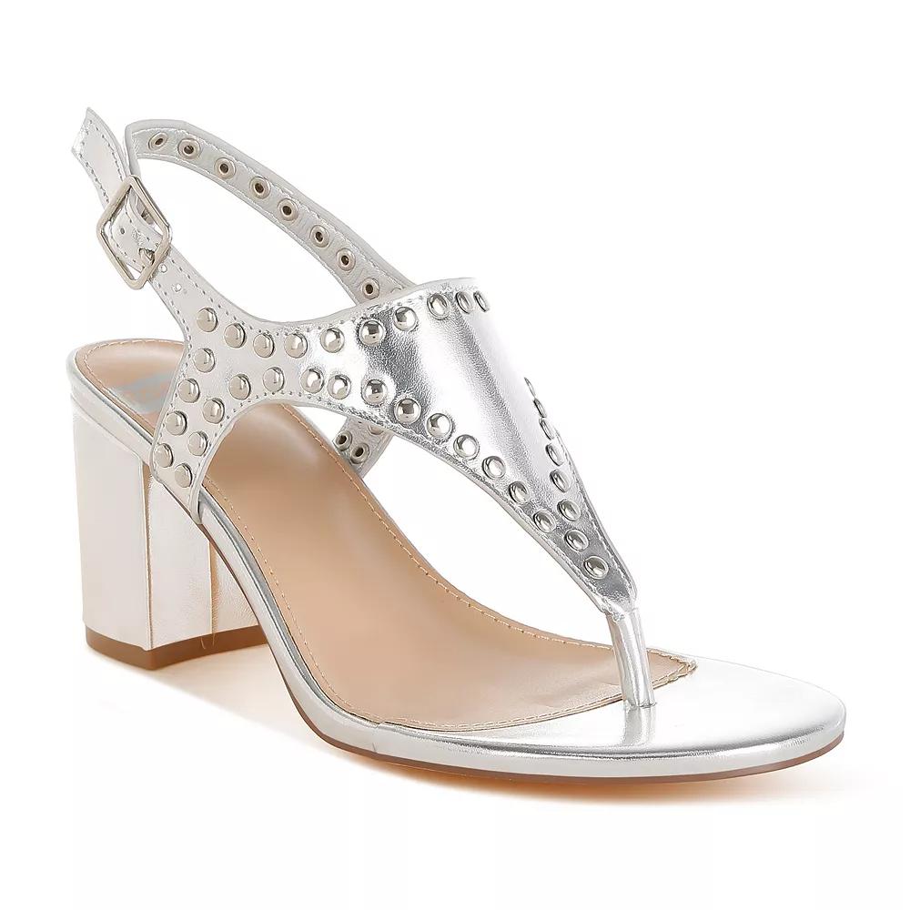 Rag & Co Chan Women's Sandals, Size: 5, Silver Product Image