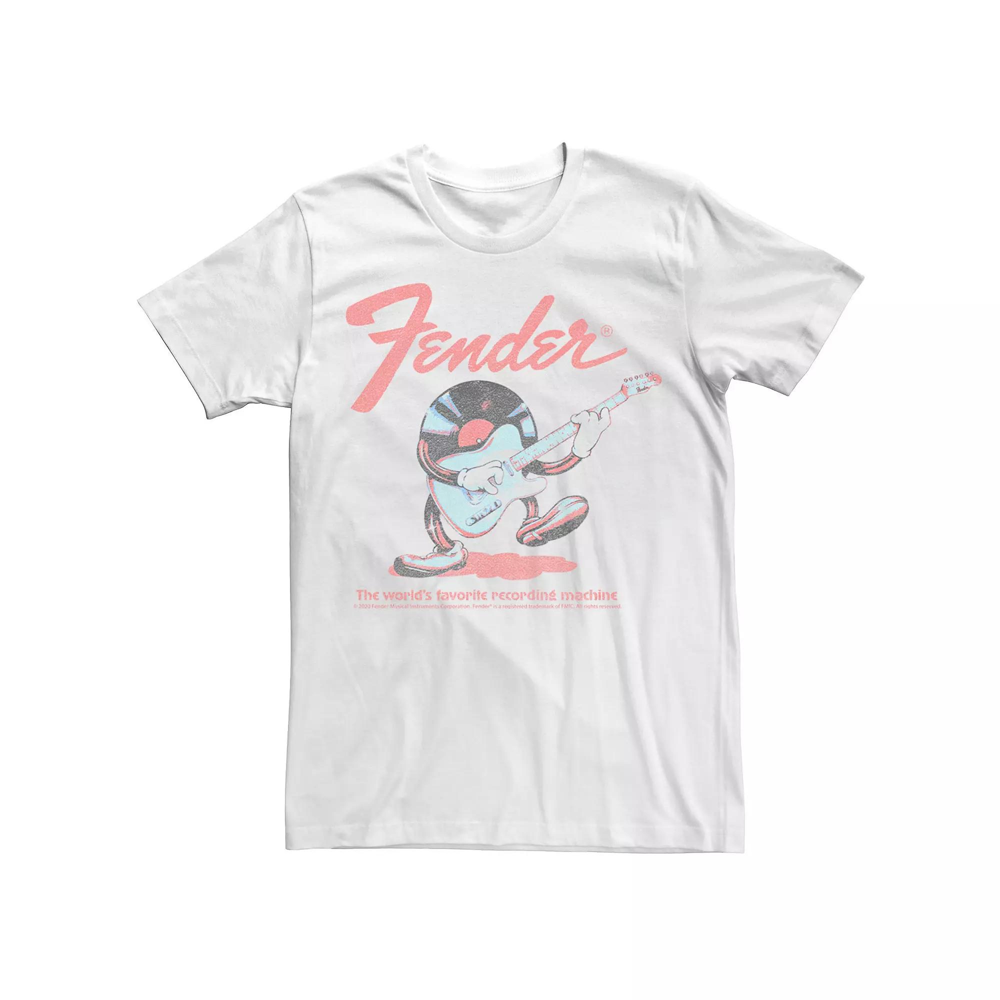 Men's Fender Vinyl Rocking Tee, Size: Medium, White Product Image