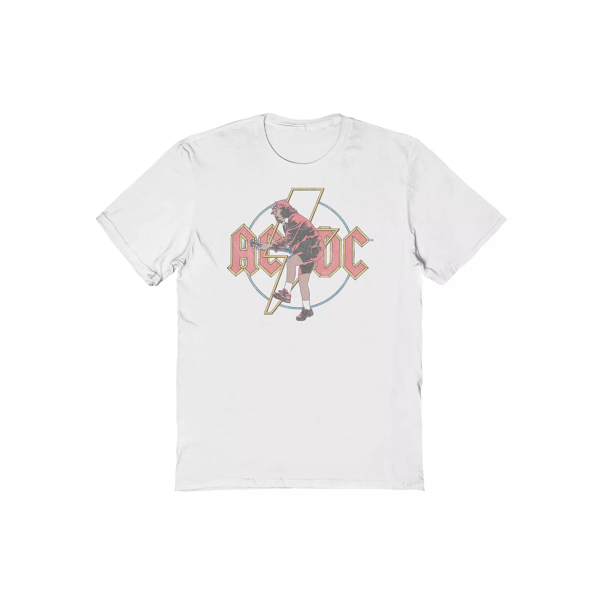 Men's ACDC Duckwalk Graphic Tee, Size: XXL, White Product Image