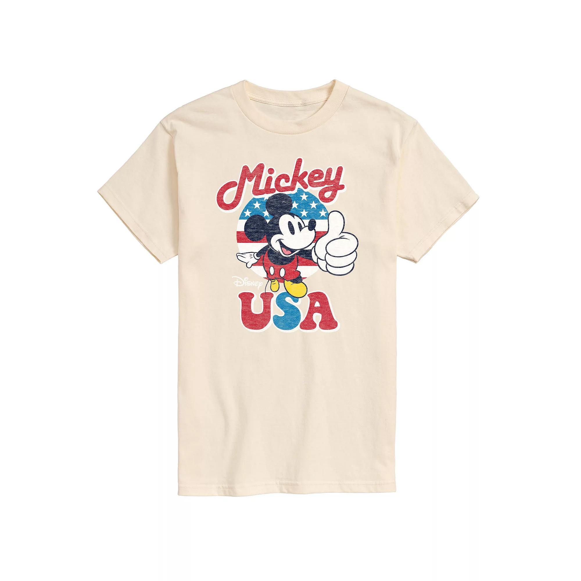 Disney's Mickey Mouse Men's USA Americana Graphic Tee,  Product Image