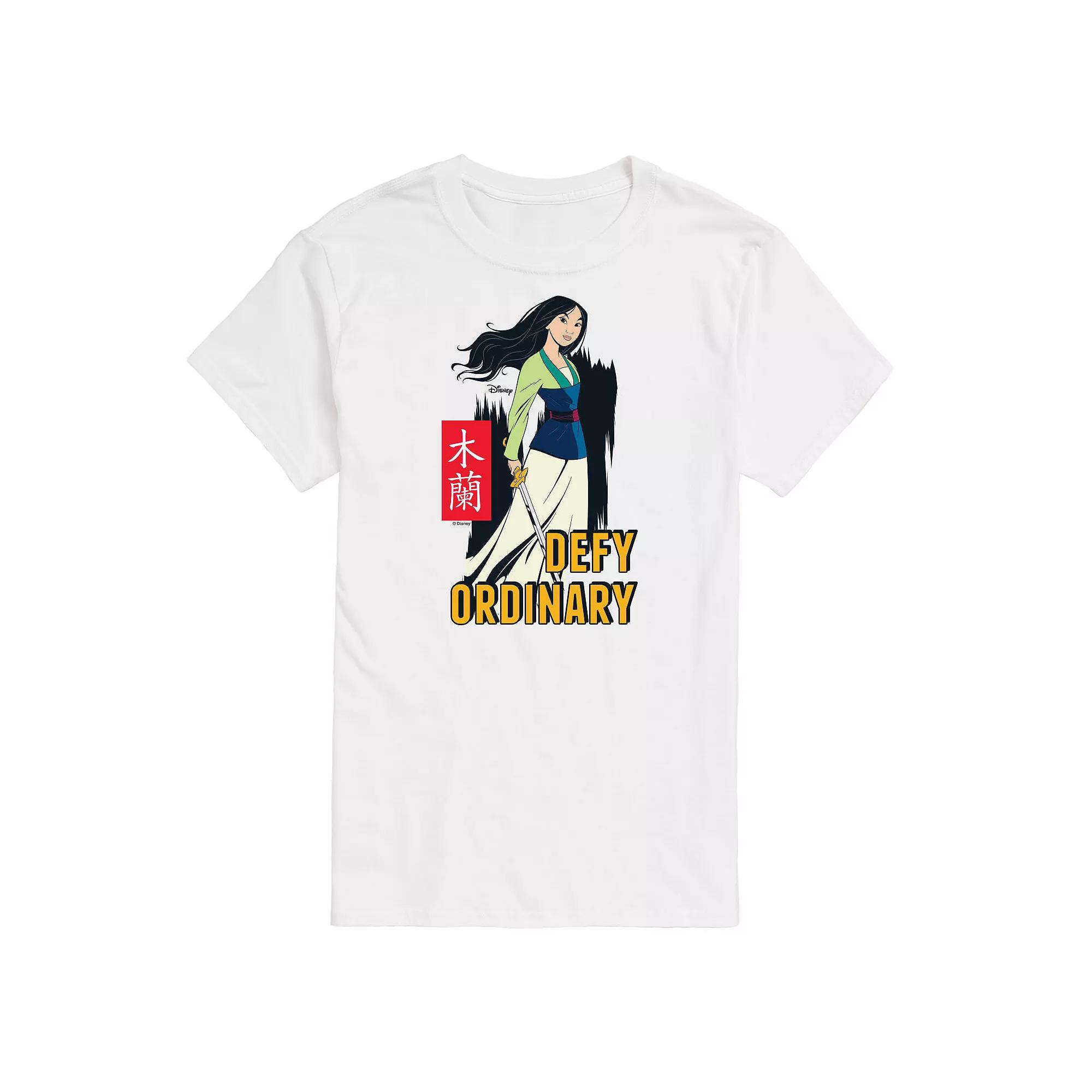 Disney's Mulan Men's Defy Ordinary Tee,  Product Image