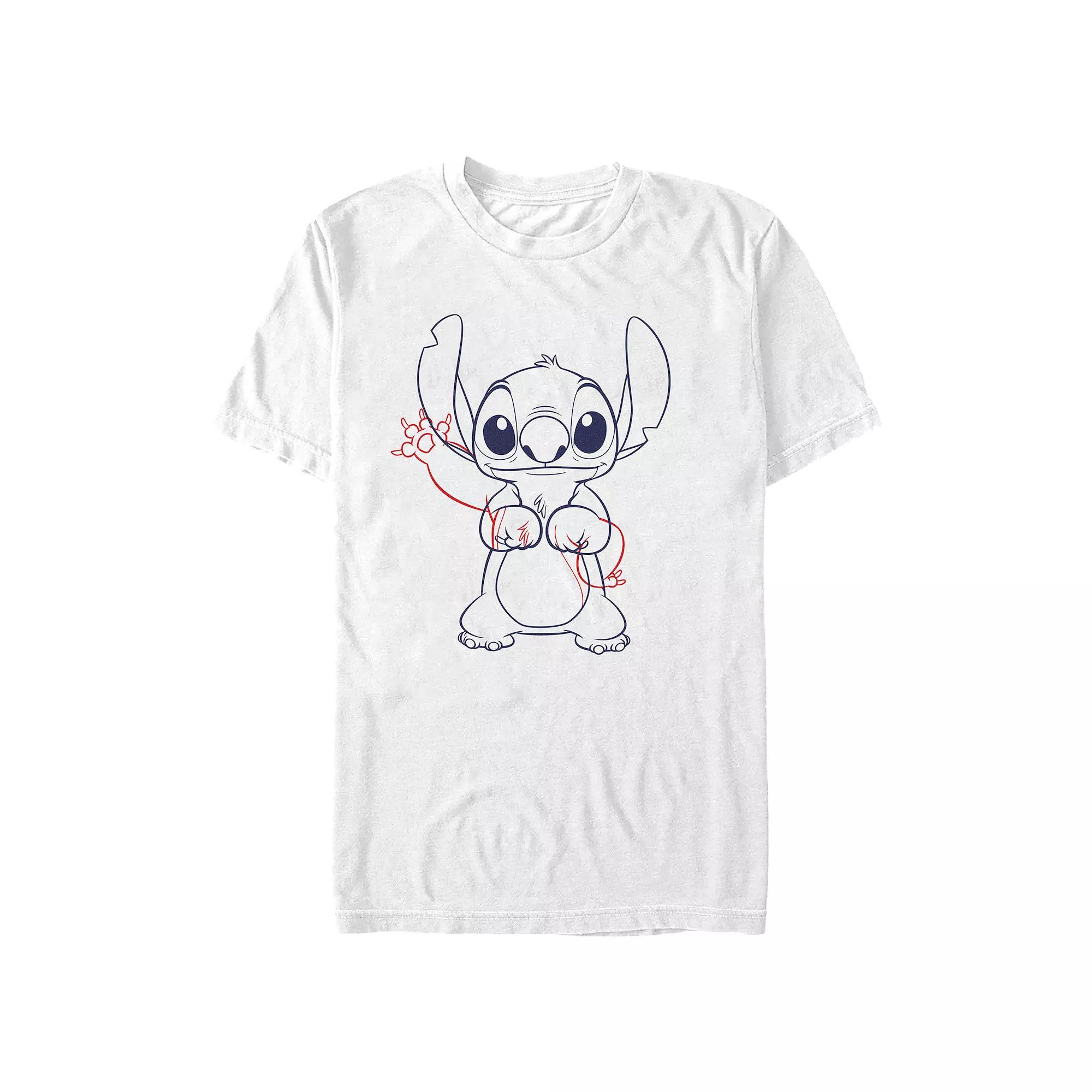 Disney's Lilo & Stitch Sketch Stitch Men's Graphic Tee,  Product Image