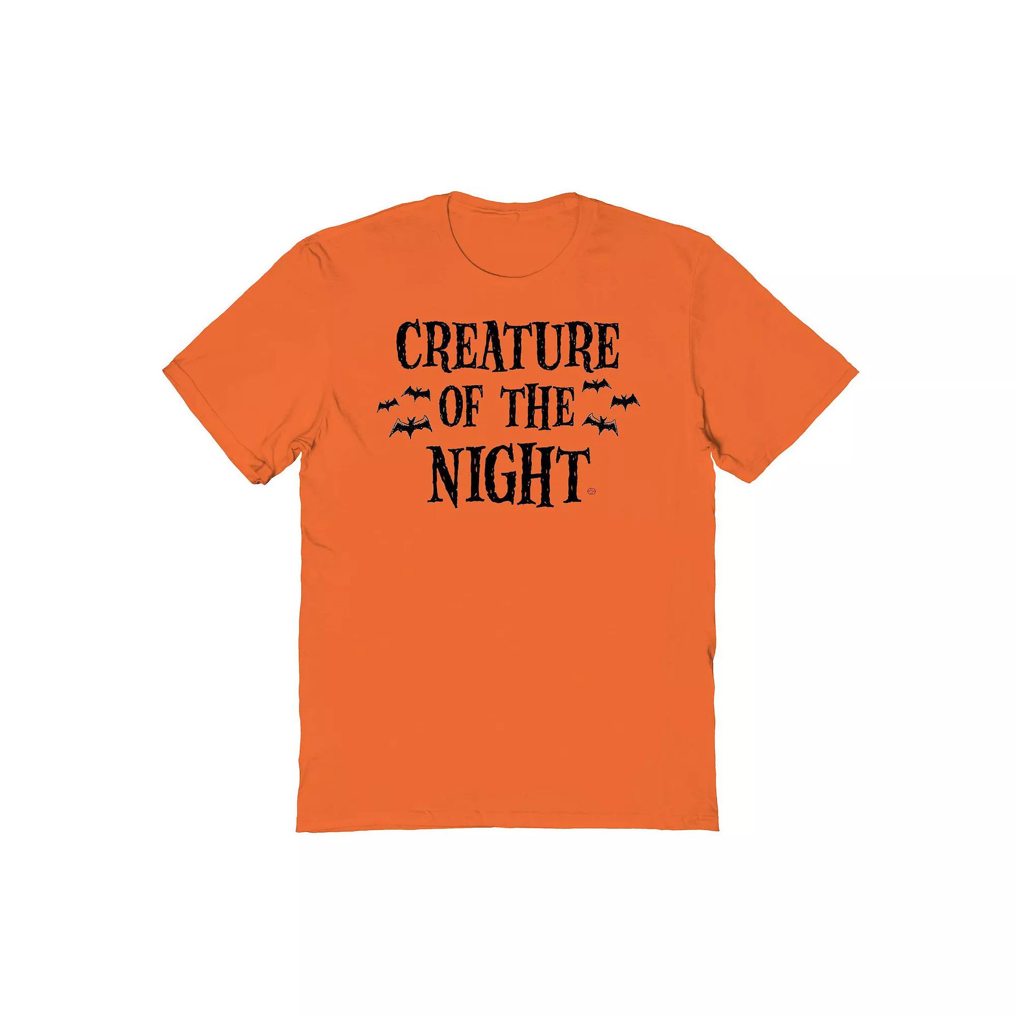 Mens Creature of the Night Halloween Graphic Tee Product Image
