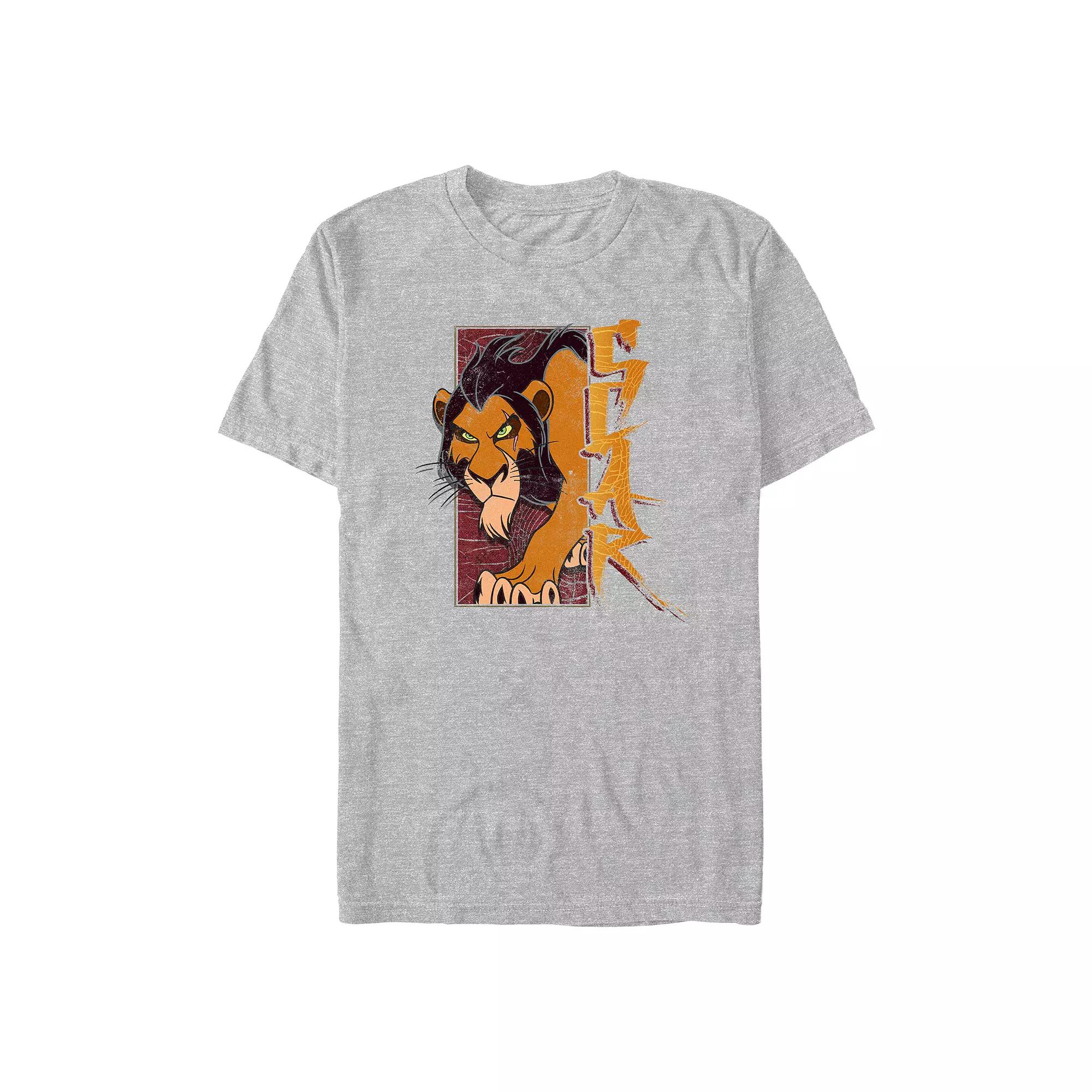 Disney's The Lion King Scar Poster Men's Graphic Tee,  Product Image