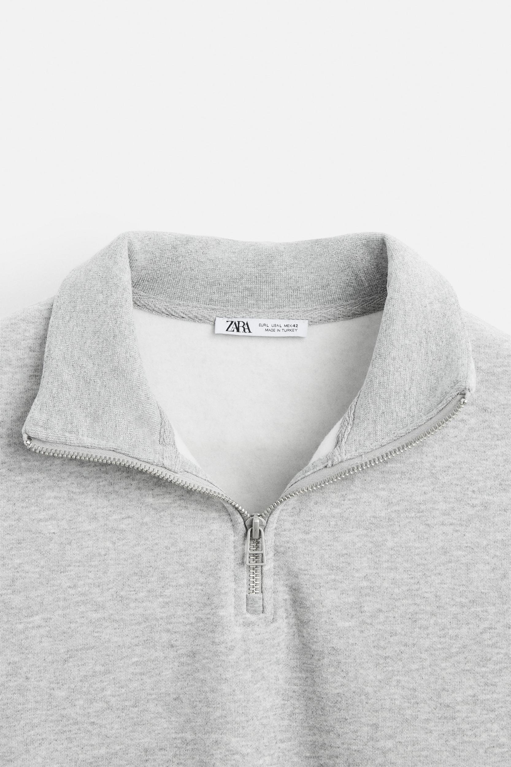 BASIC QUARTER-ZIP SWEATSHIRT Product Image