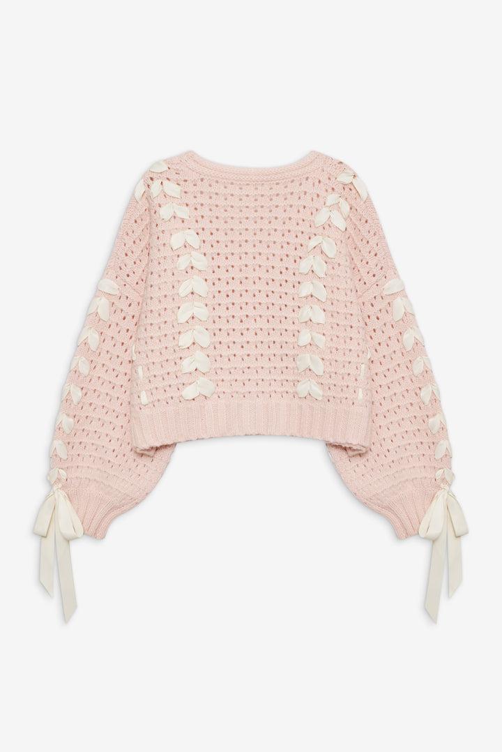 Laurel Oversized Cardigan — Pink Product Image