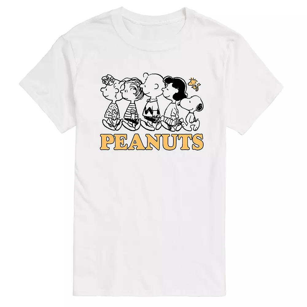 Men's Peanuts Group Outline Tee,  Product Image